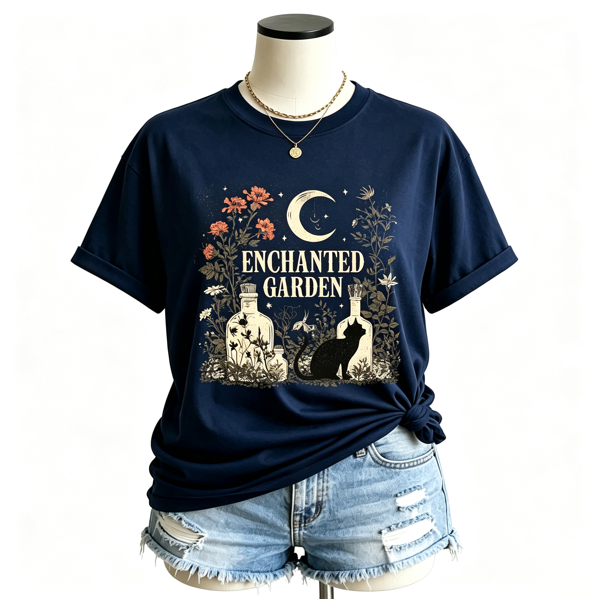 PShirt Witch Garden 01 Halloween T-shirt