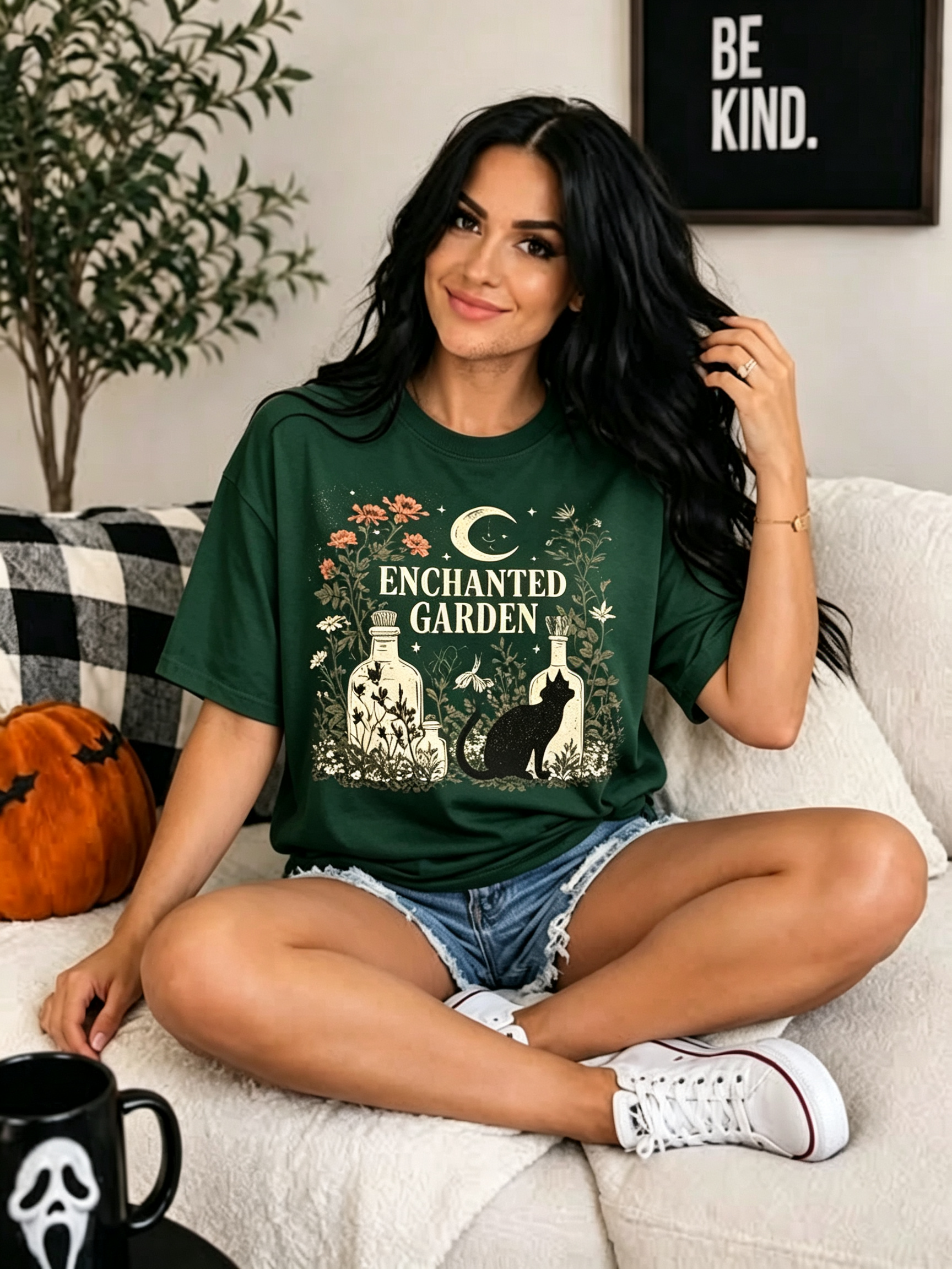PShirt Witch Garden 01 Halloween T-shirt