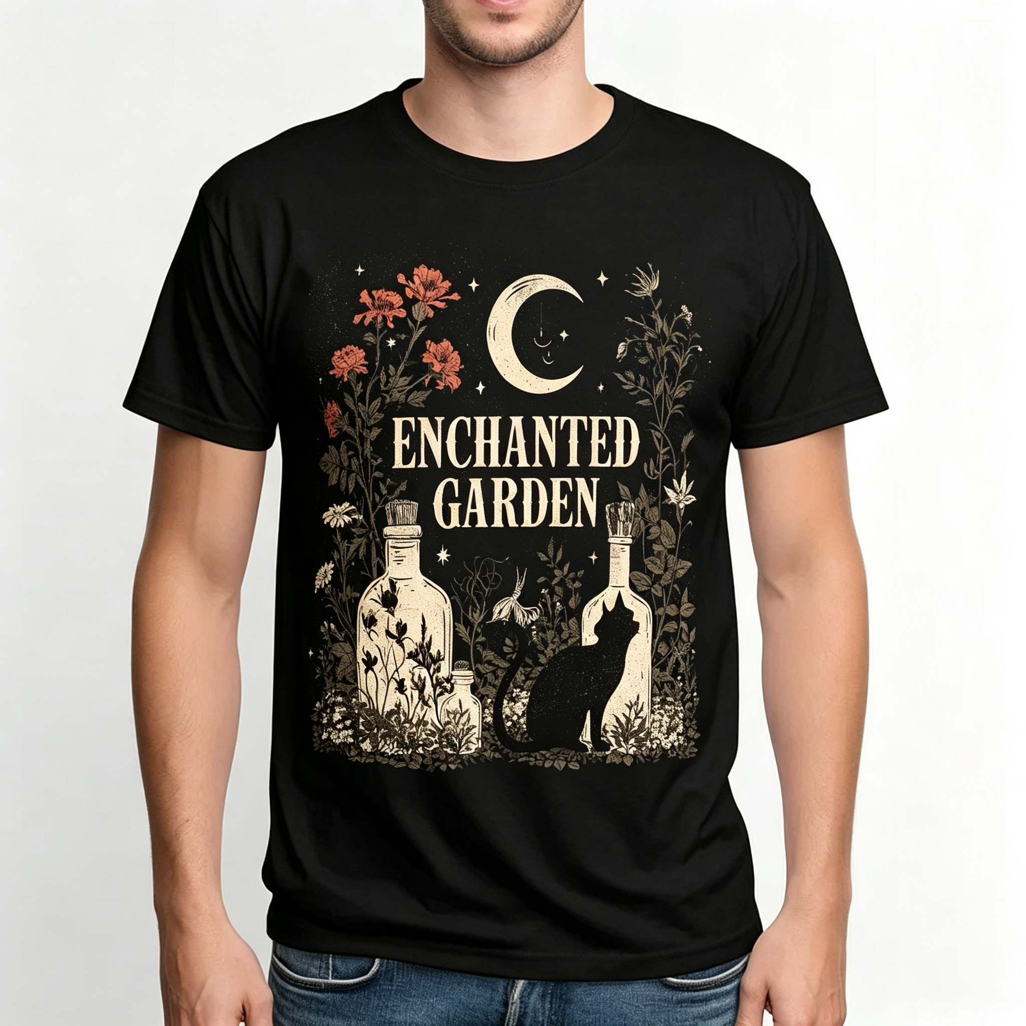 PShirt Witch Garden 01 Halloween T-shirt