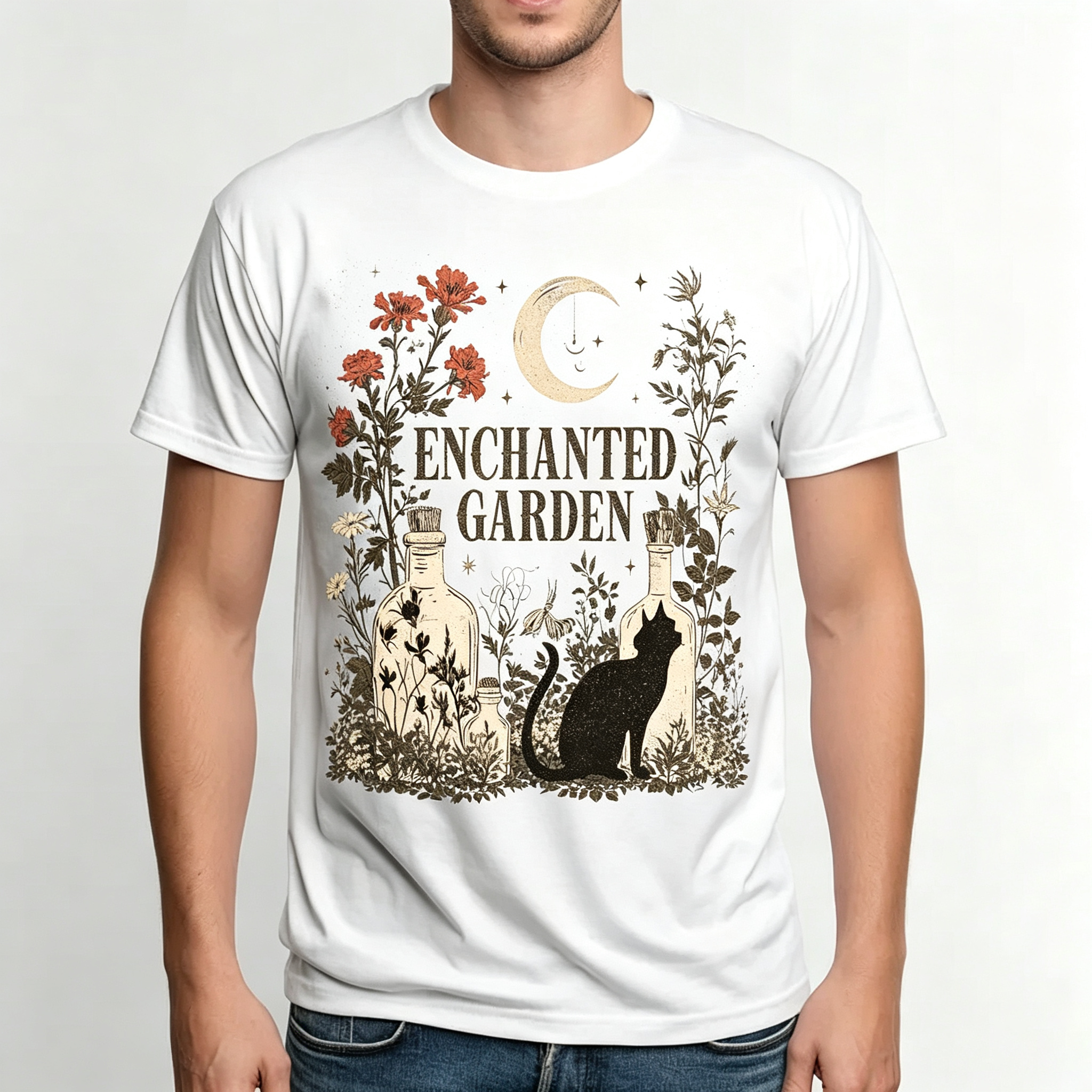 PShirt Witch Garden 01 Halloween T-shirt