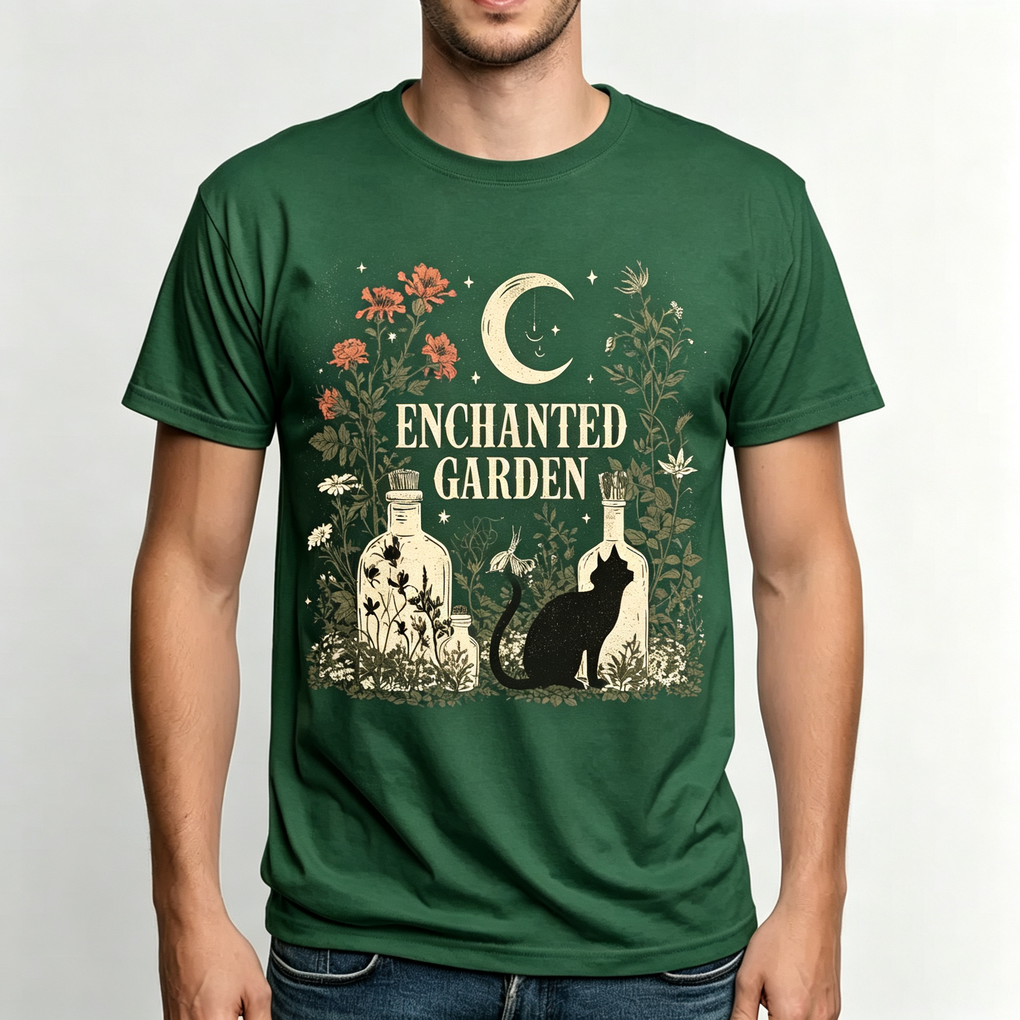 PShirt Witch Garden 01 Halloween T-shirt