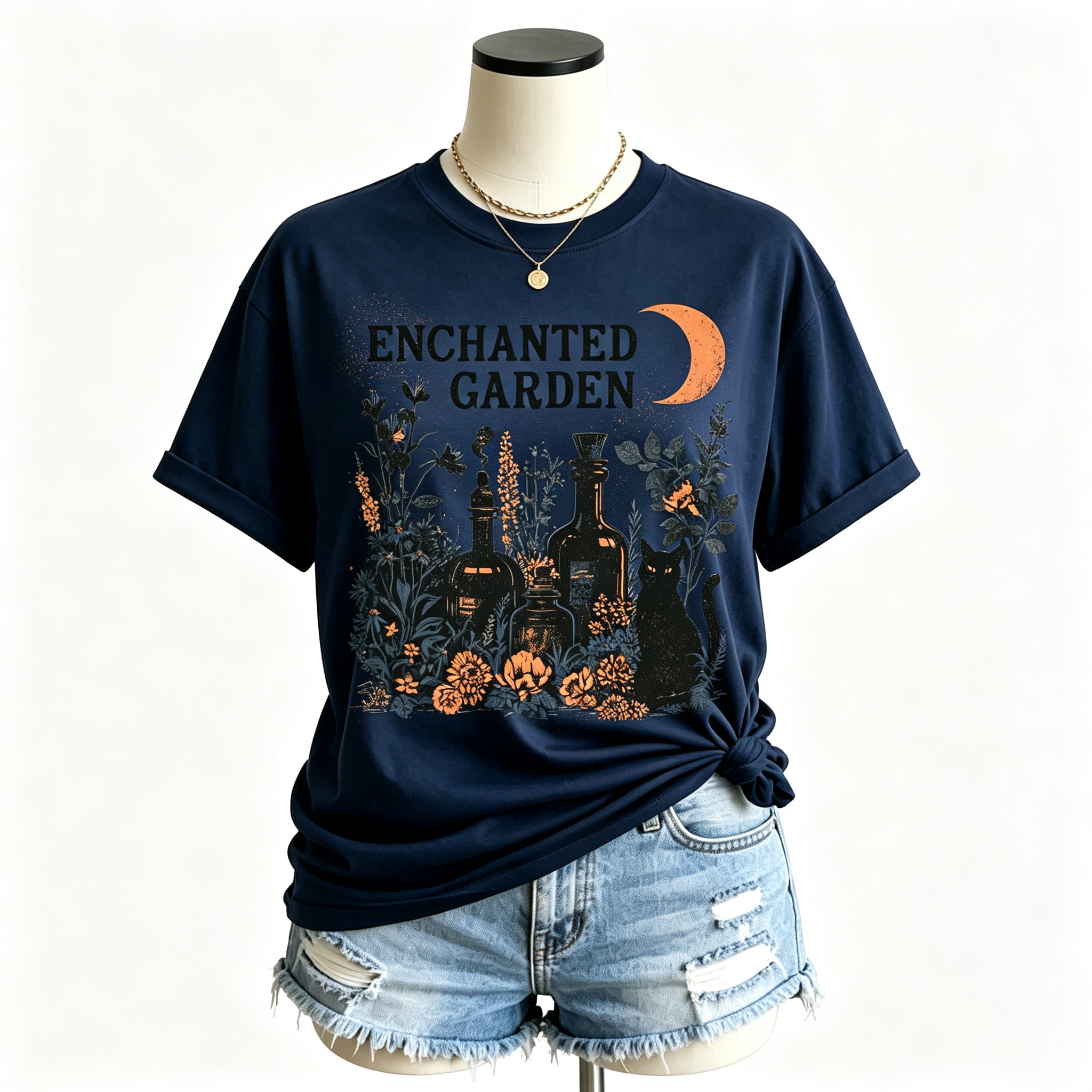 PShirt Witch Garden 02 Halloween T-shirt