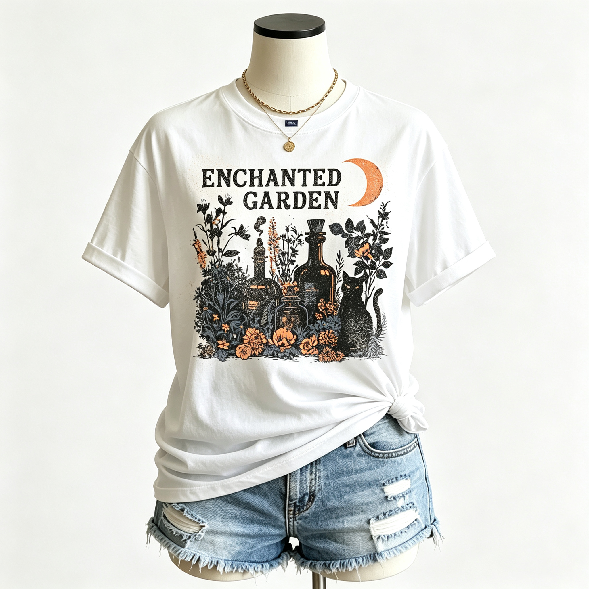 PShirt Witch Garden 02 Halloween T-shirt