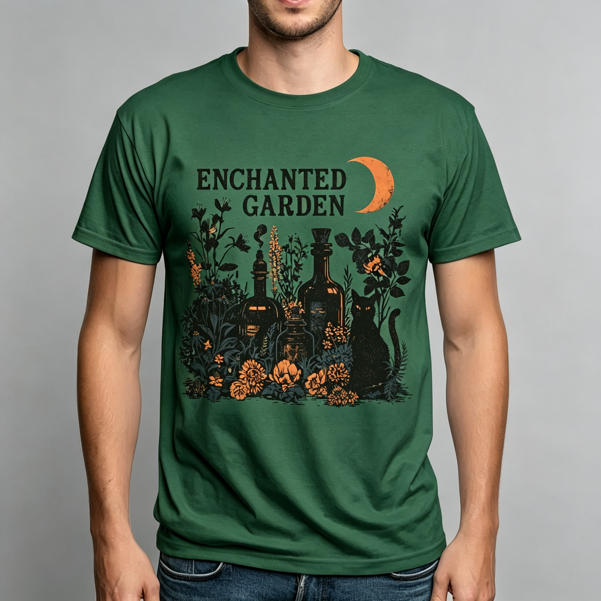 PShirt Witch Garden 02 Halloween T-shirt