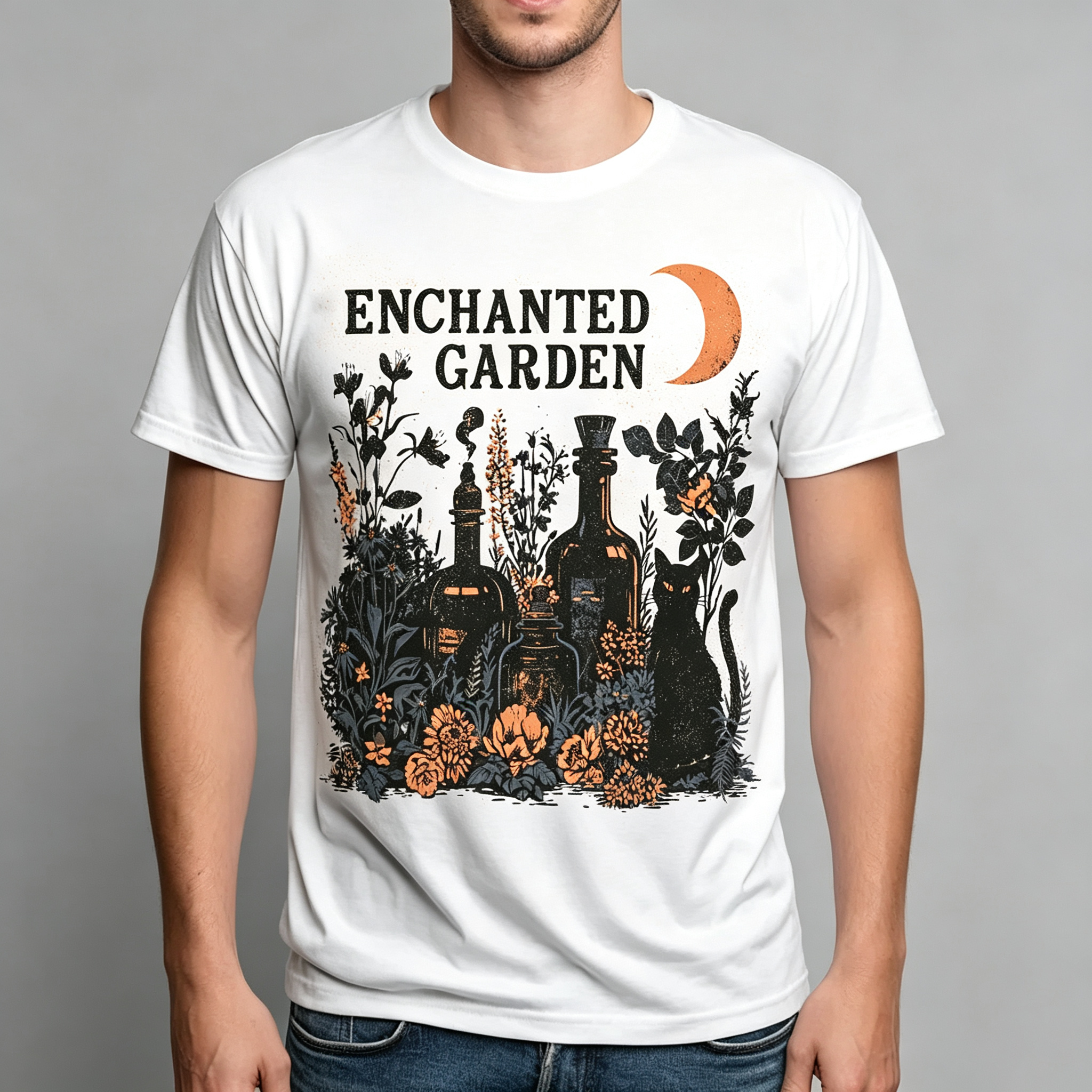 PShirt Witch Garden 02 Halloween T-shirt