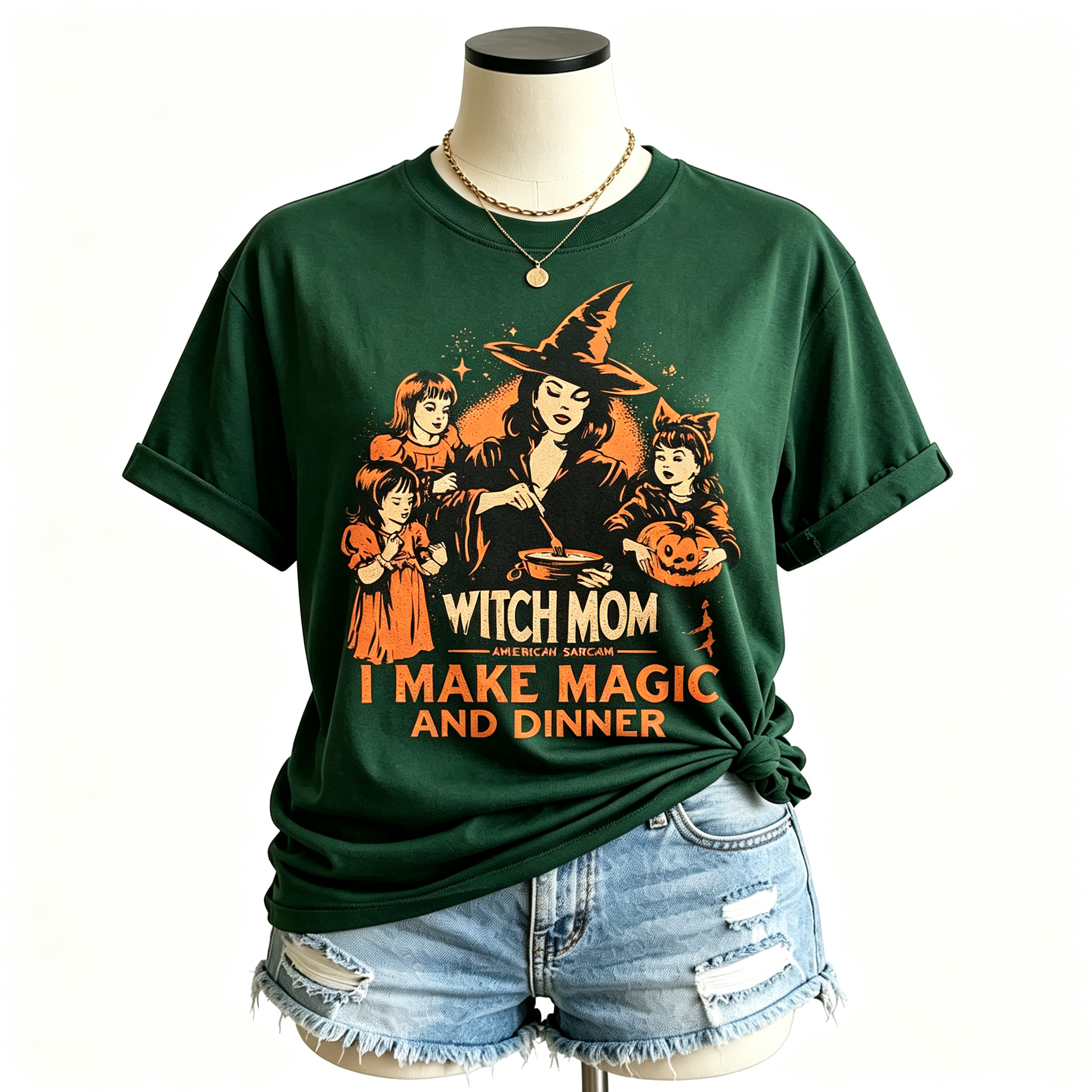 PShirt Witch Mom 01 Halloween T-shirt