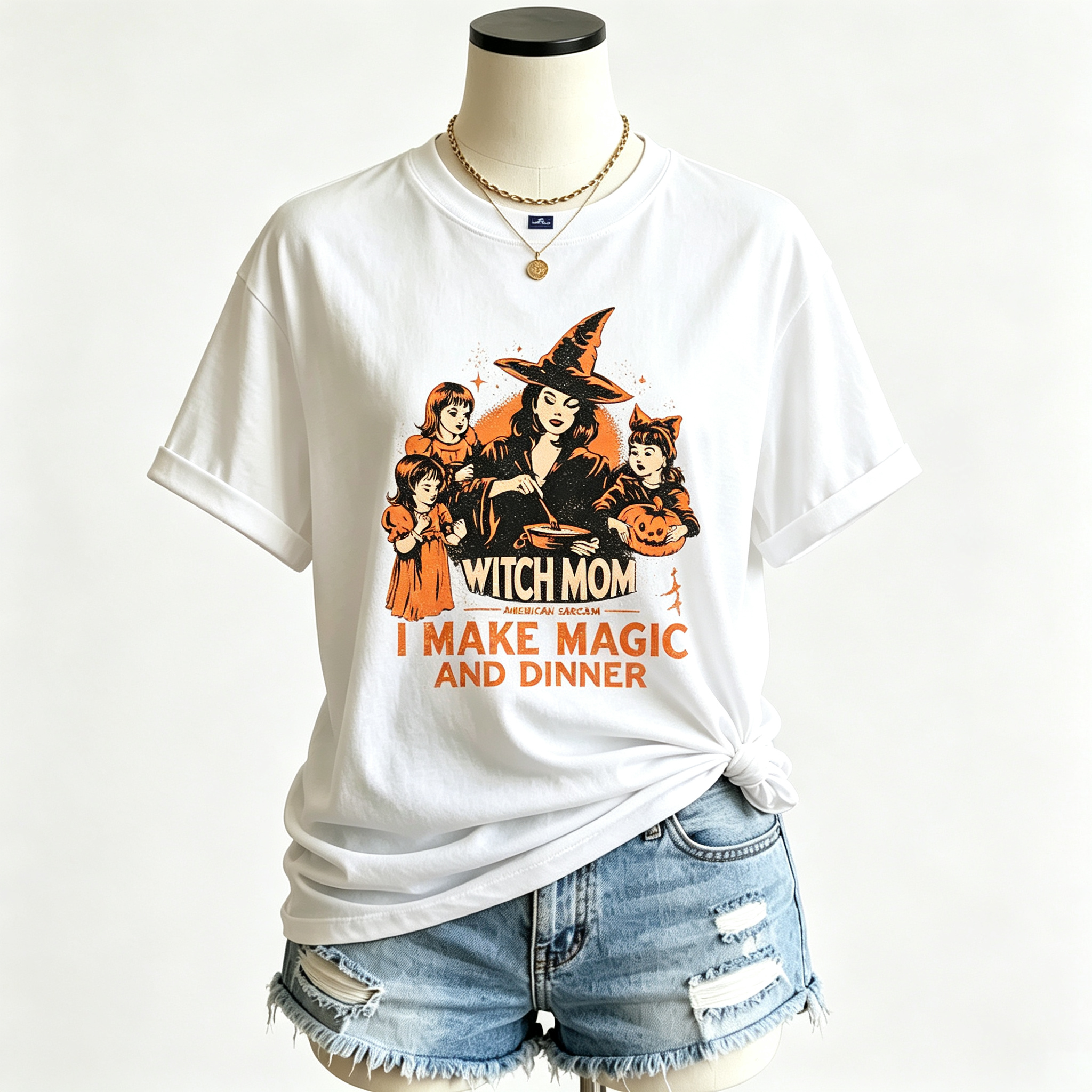 PShirt Witch Mom 01 Halloween T-shirt