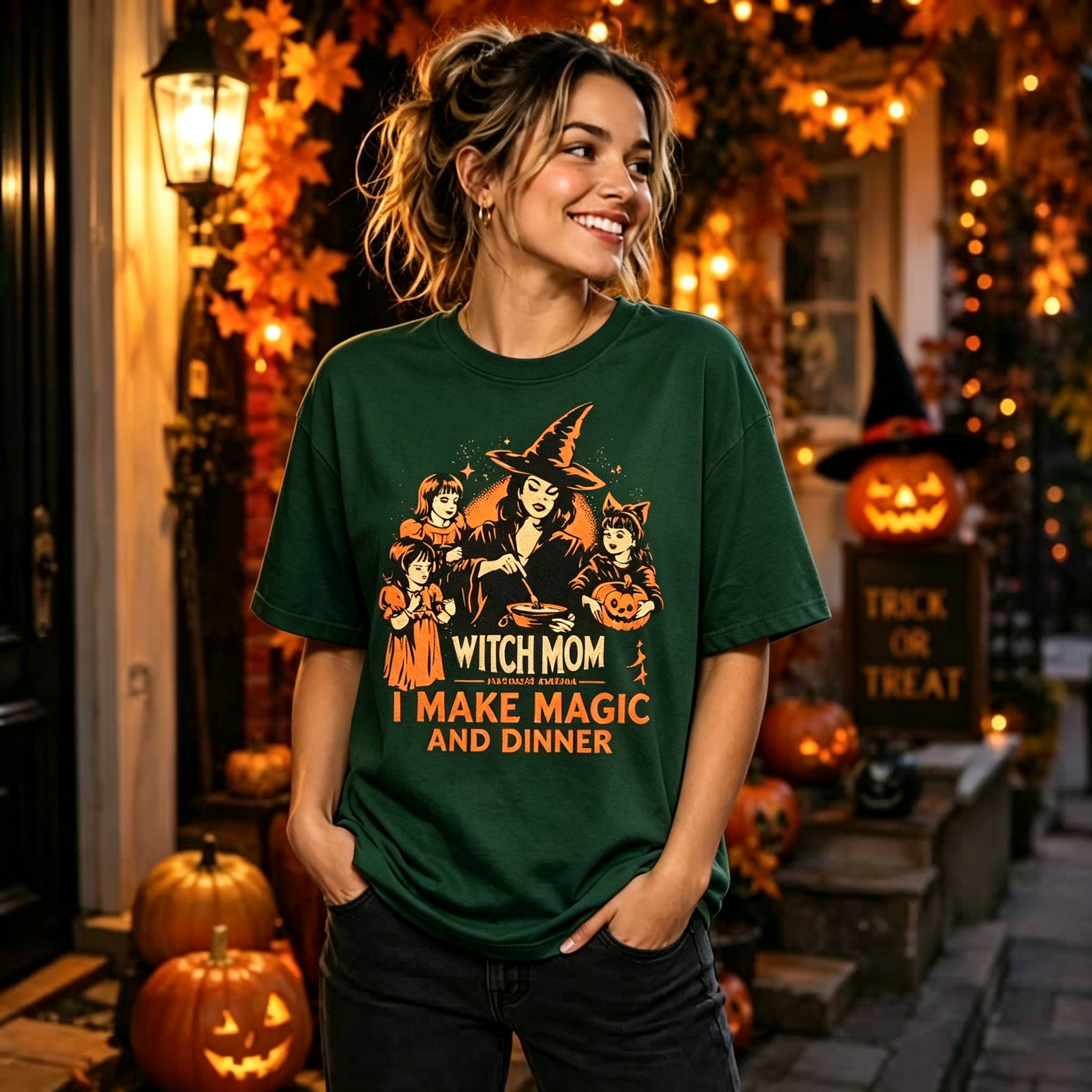 PShirt Witch Mom 01 Halloween T-shirt