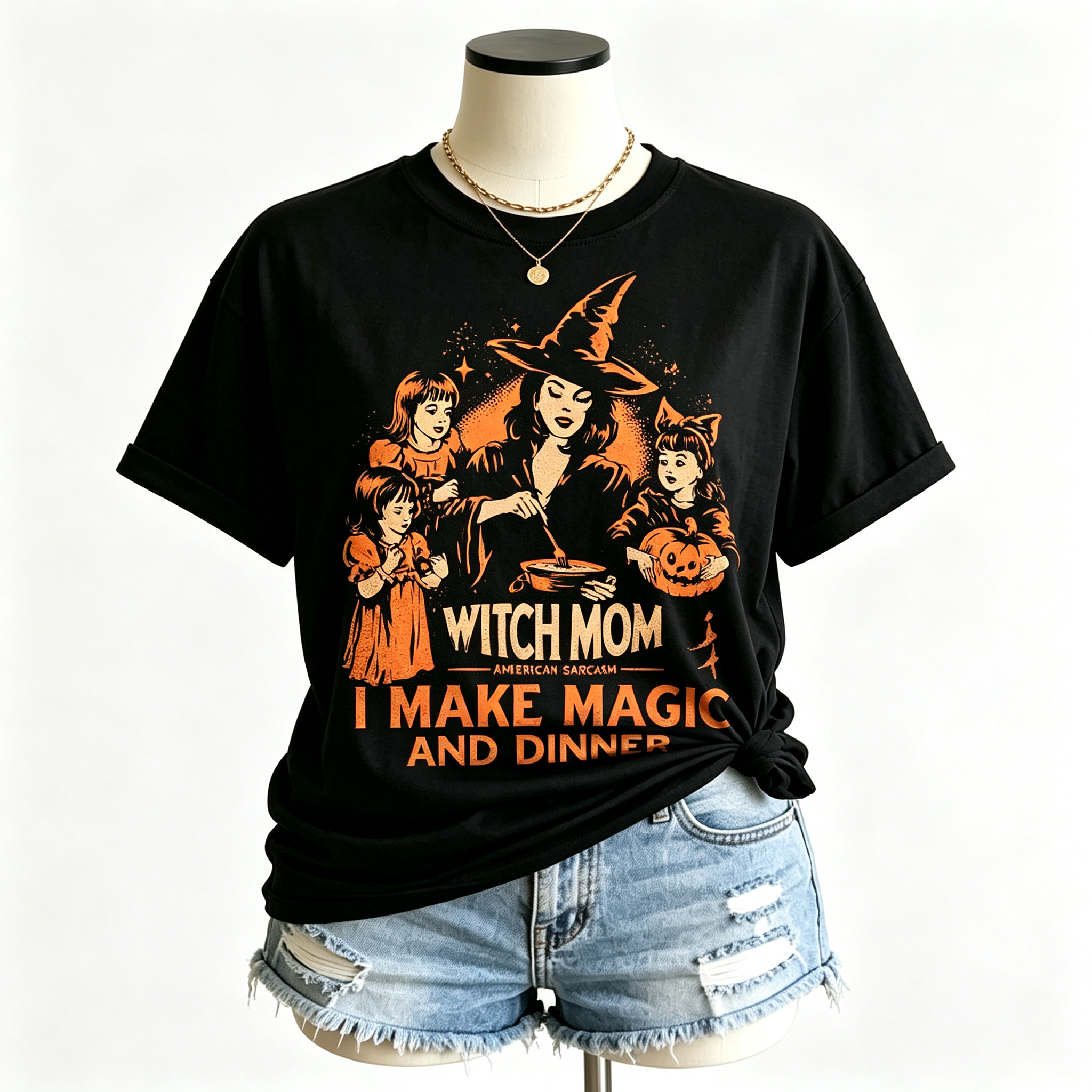 PShirt Witch Mom 01 Halloween T-shirt