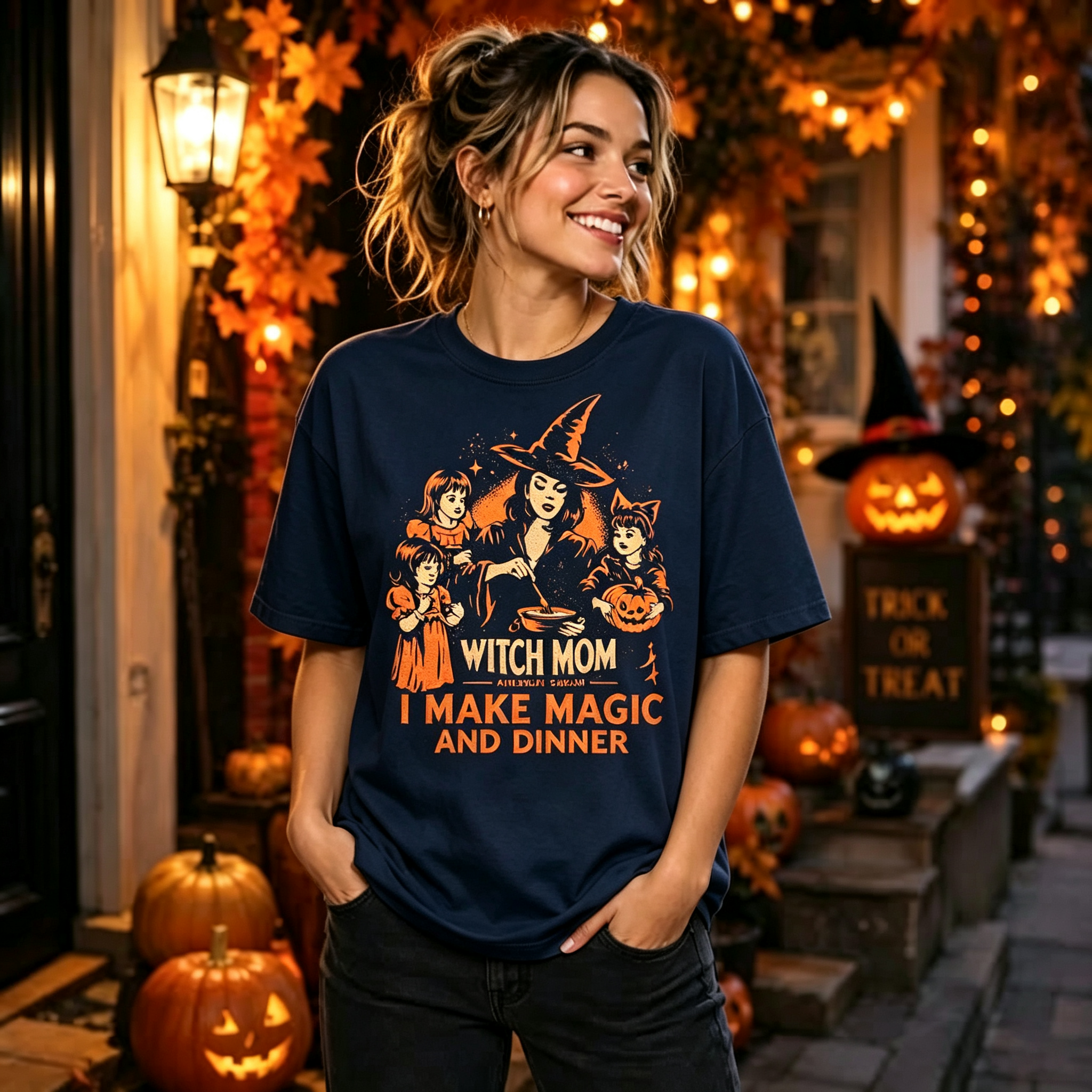 PShirt Witch Mom 01 Halloween T-shirt