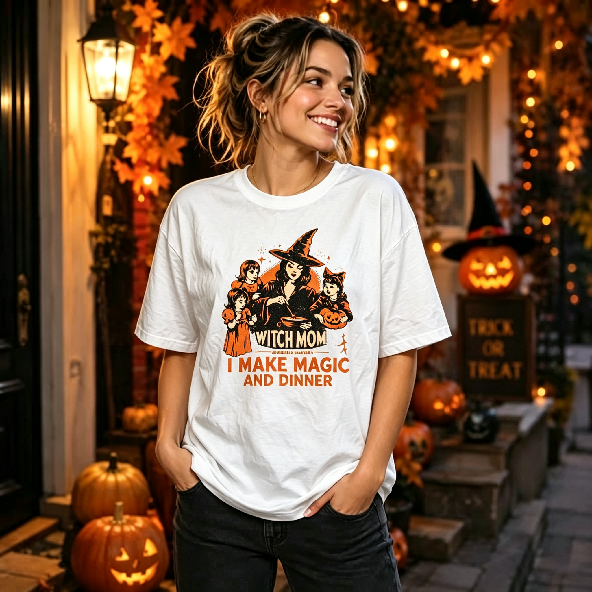 PShirt Witch Mom 01 Halloween T-shirt