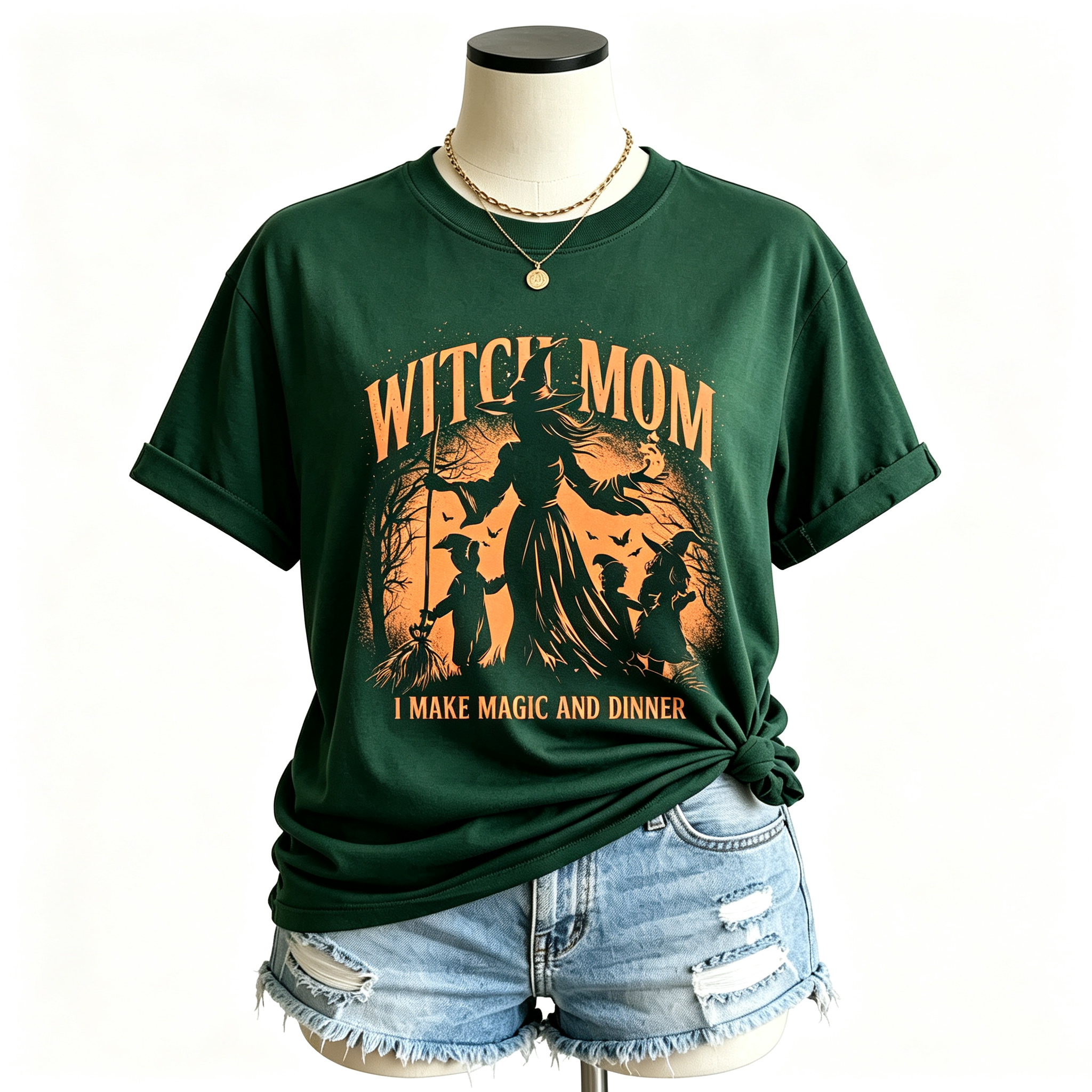 PShirt Witch Mom 02 Halloween T-shirt