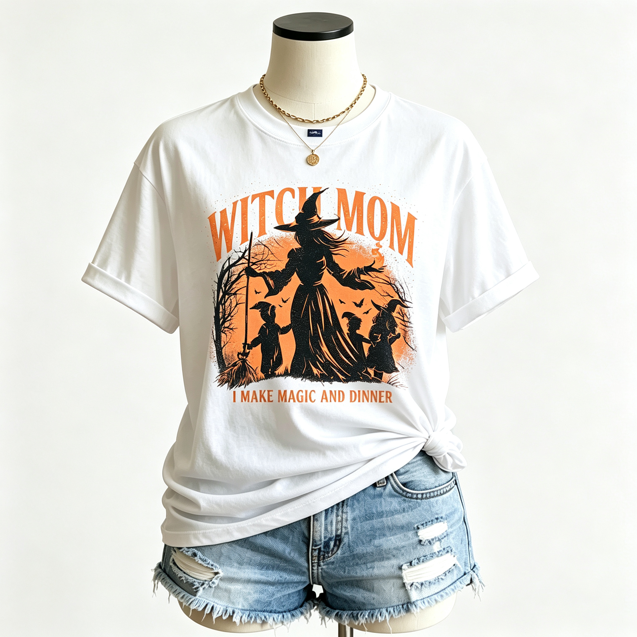 PShirt Witch Mom 02 Halloween T-shirt