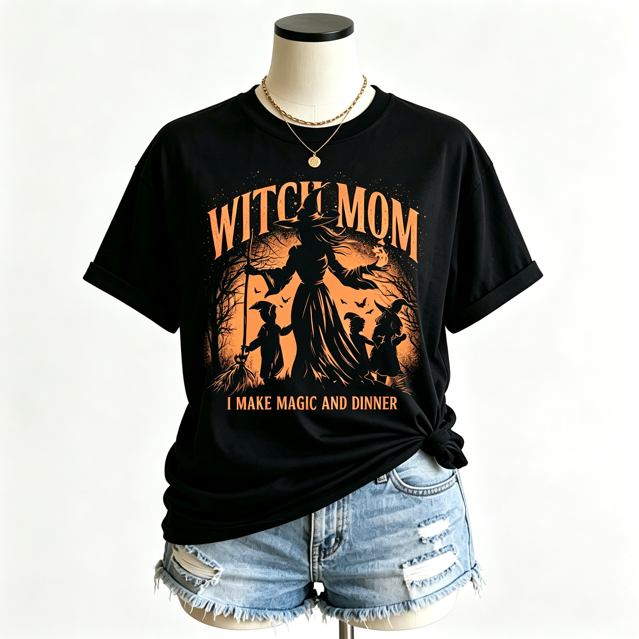 PShirt Witch Mom 02 Halloween T-shirt