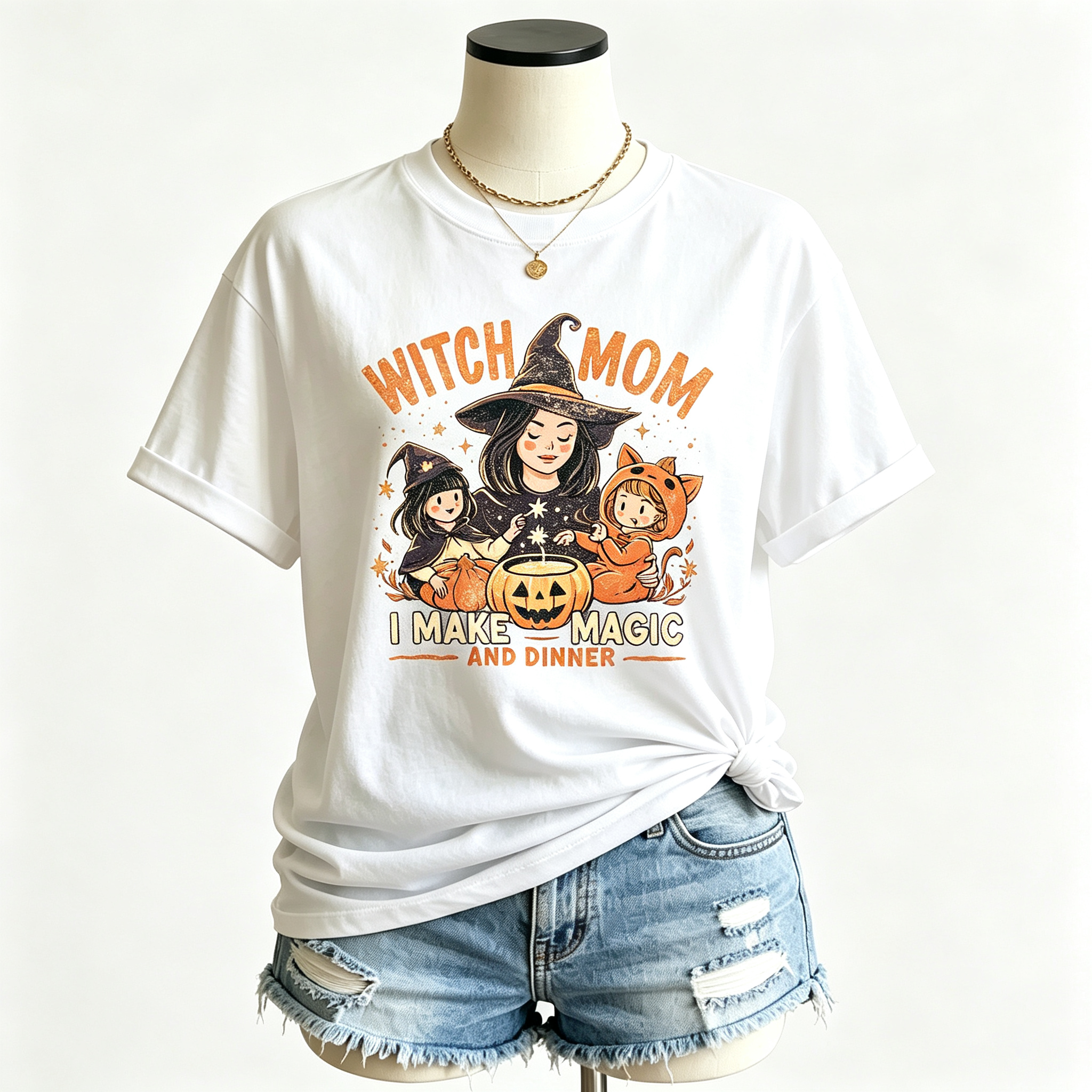 PShirt Witch Mom 03 Halloween T-shirt