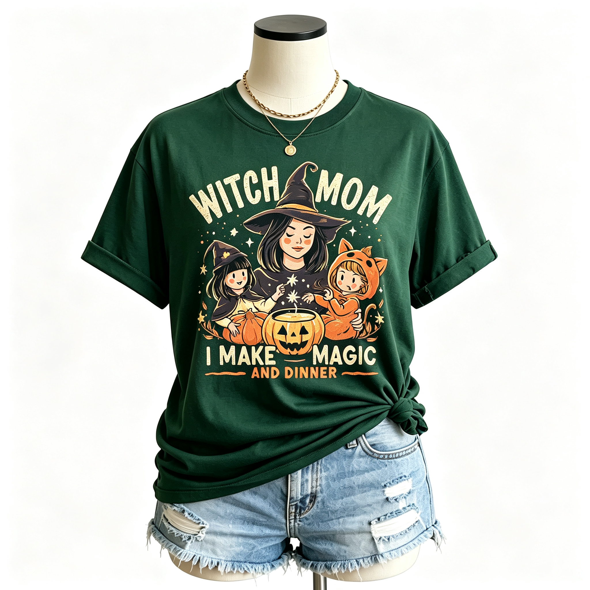 PShirt Witch Mom 03 Halloween T-shirt