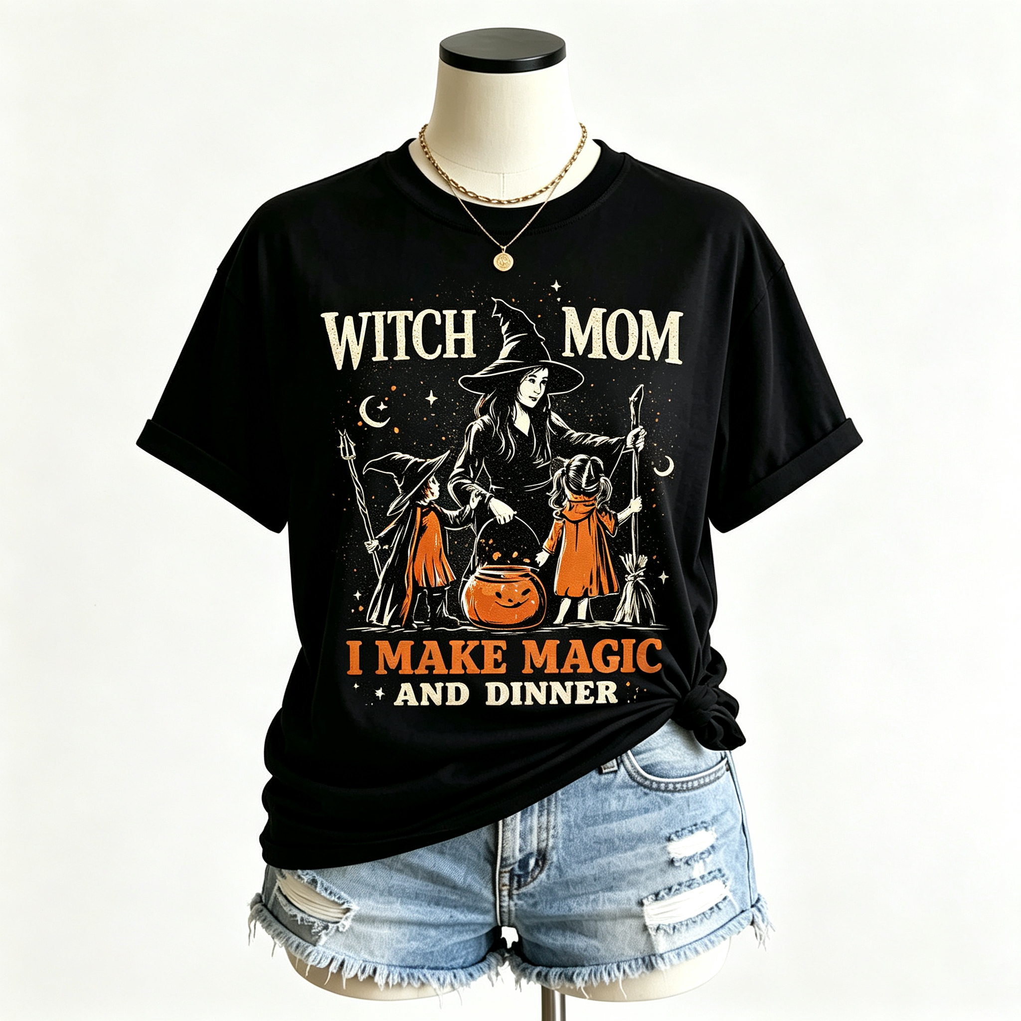 PShirt Witch Mom 04 Halloween T-shirt