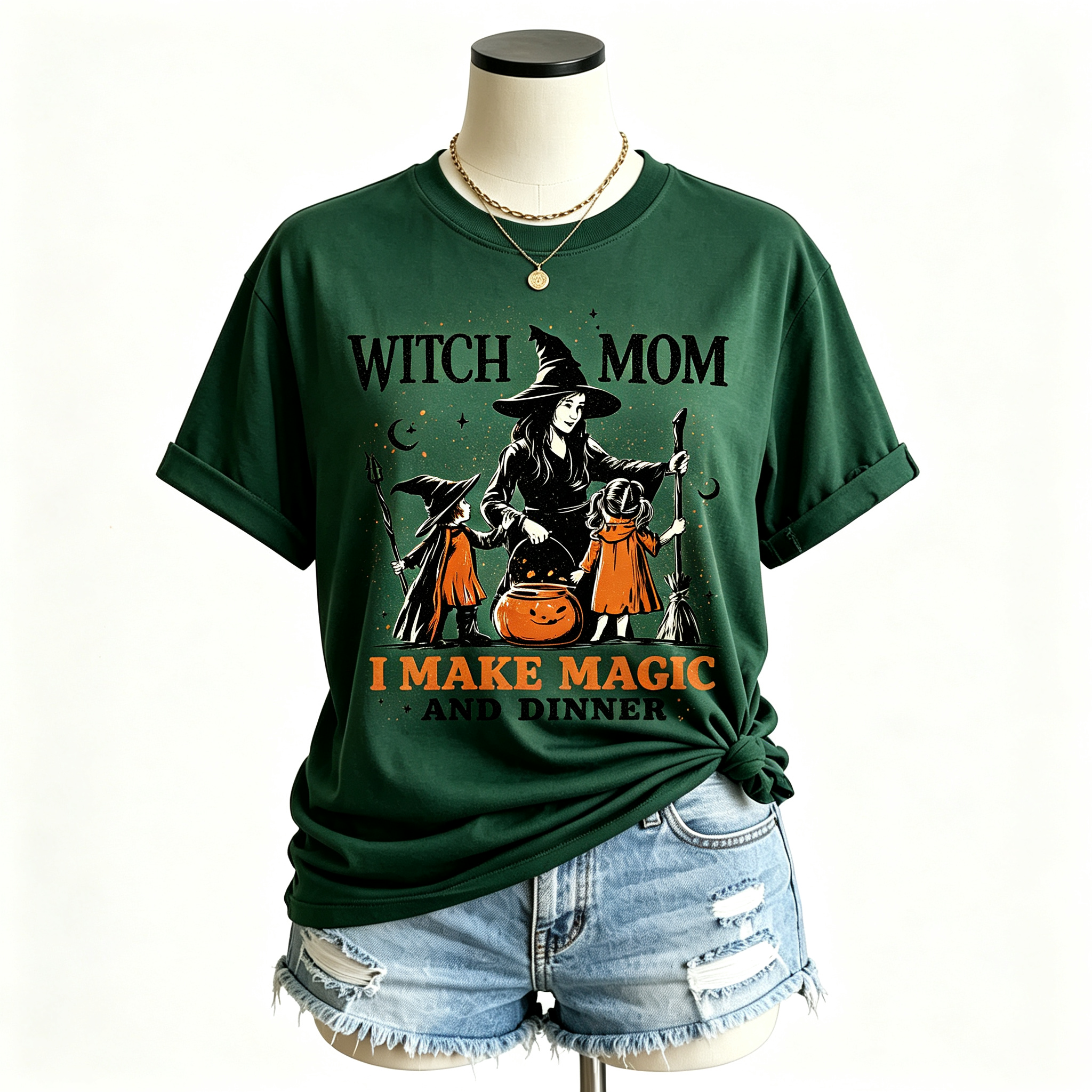 PShirt Witch Mom 04 Halloween T-shirt