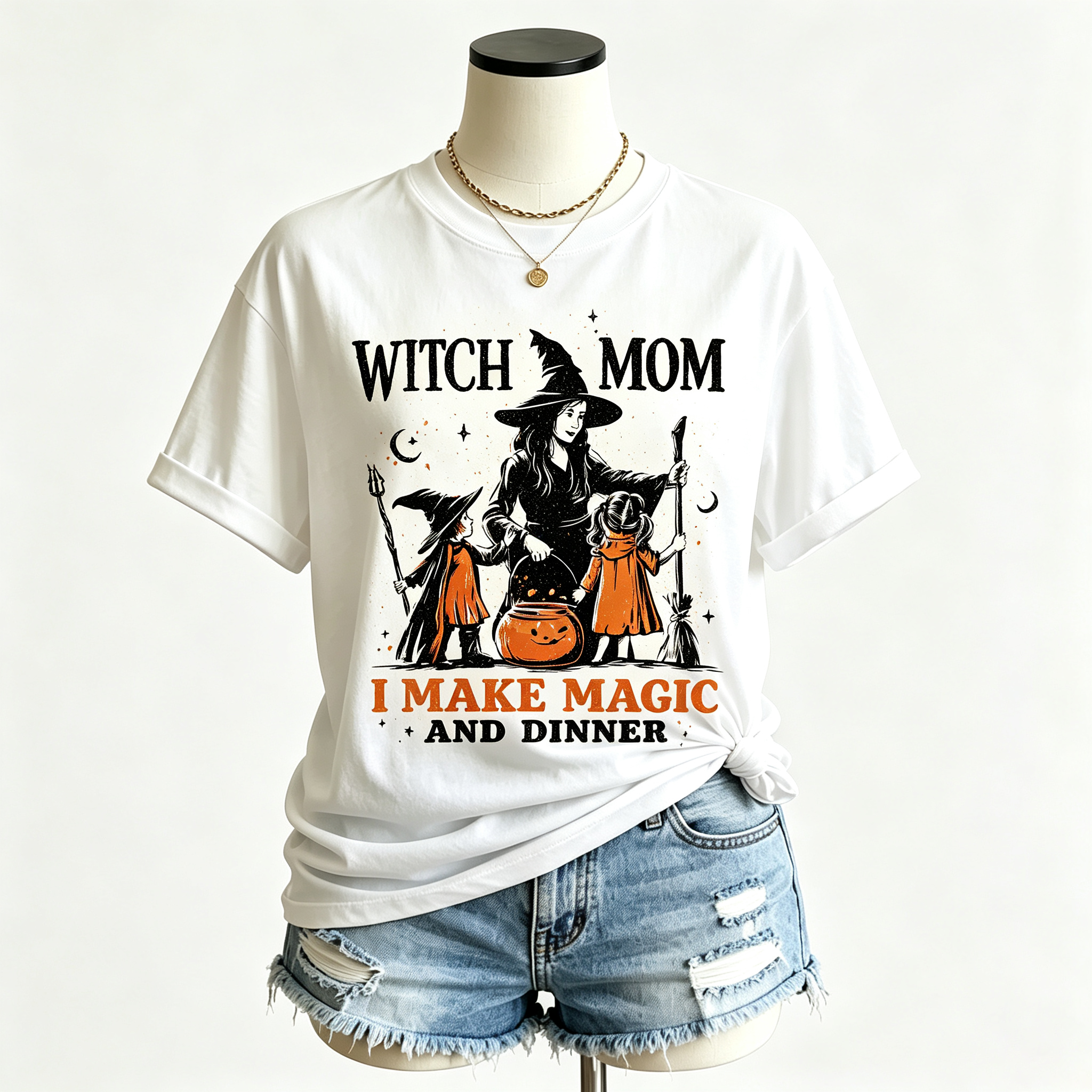 PShirt Witch Mom 04 Halloween T-shirt