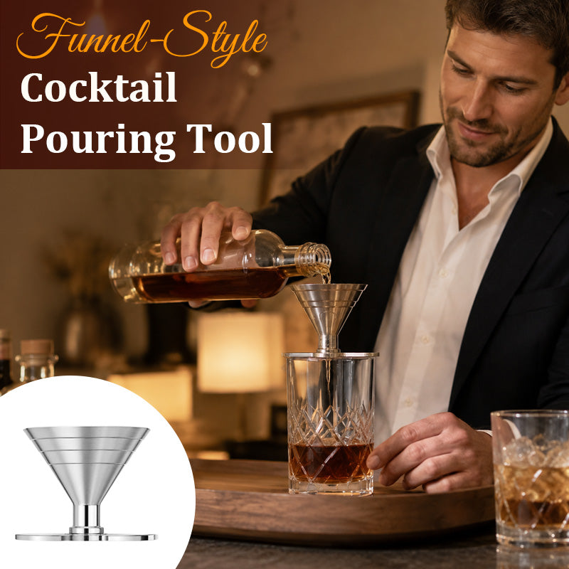 Funnel-Style Cocktail Pouring Tool