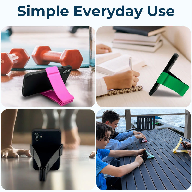 📱 Foldable Adjustable Phone Stand | Compact Desktop Holder