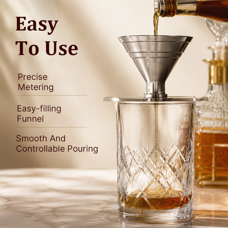 Funnel-Style Cocktail Pouring Tool