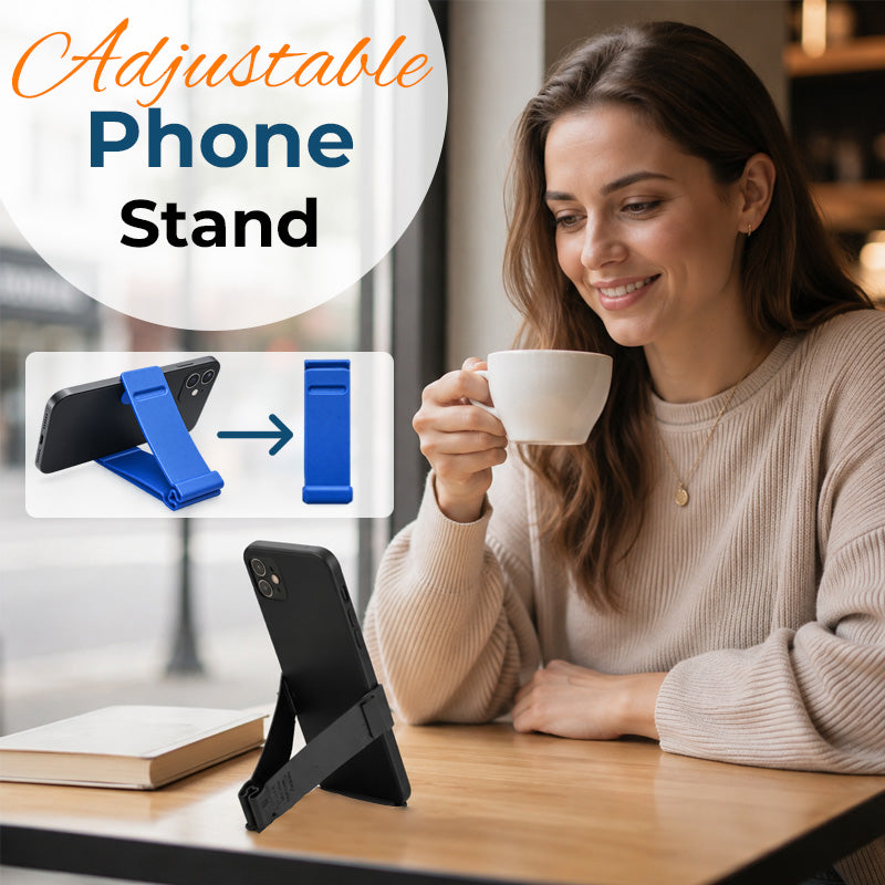 📱 Foldable Adjustable Phone Stand | Compact Desktop Holder