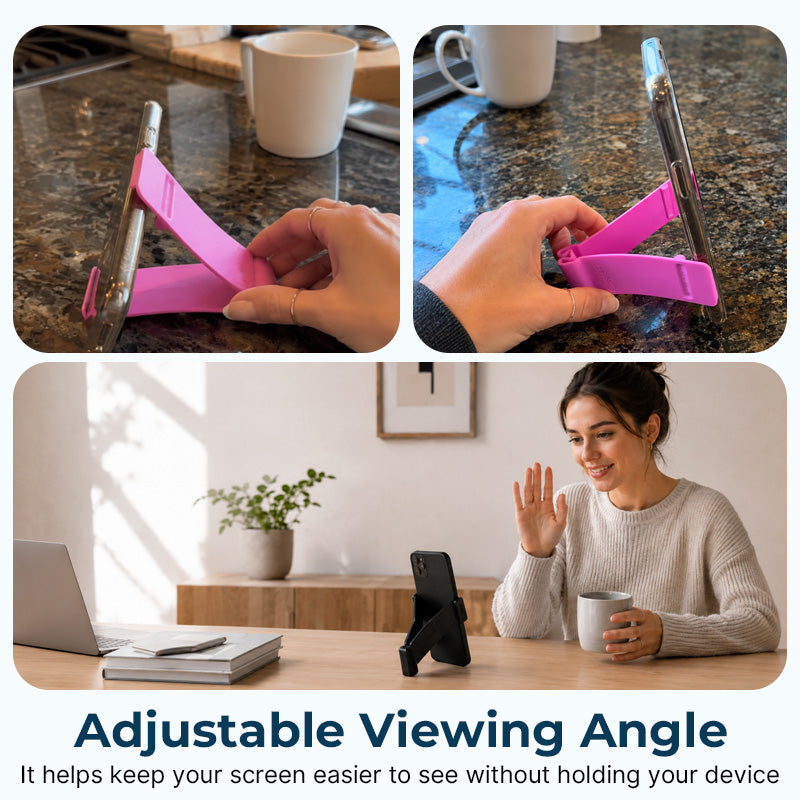📱 Foldable Adjustable Phone Stand | Compact Desktop Holder