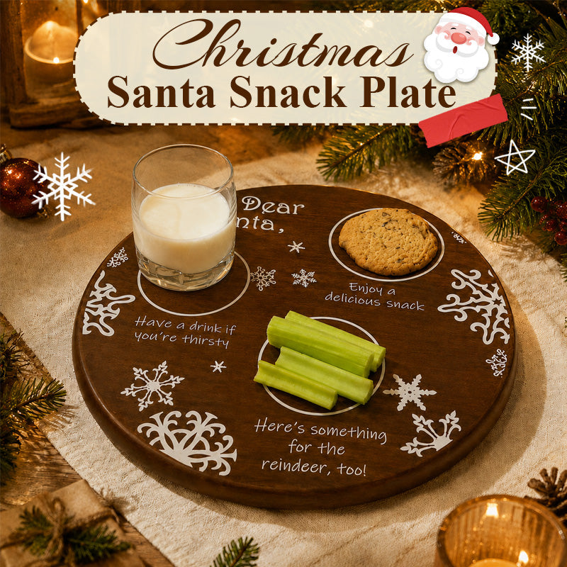 Santa Christmas Eve Treat Plate