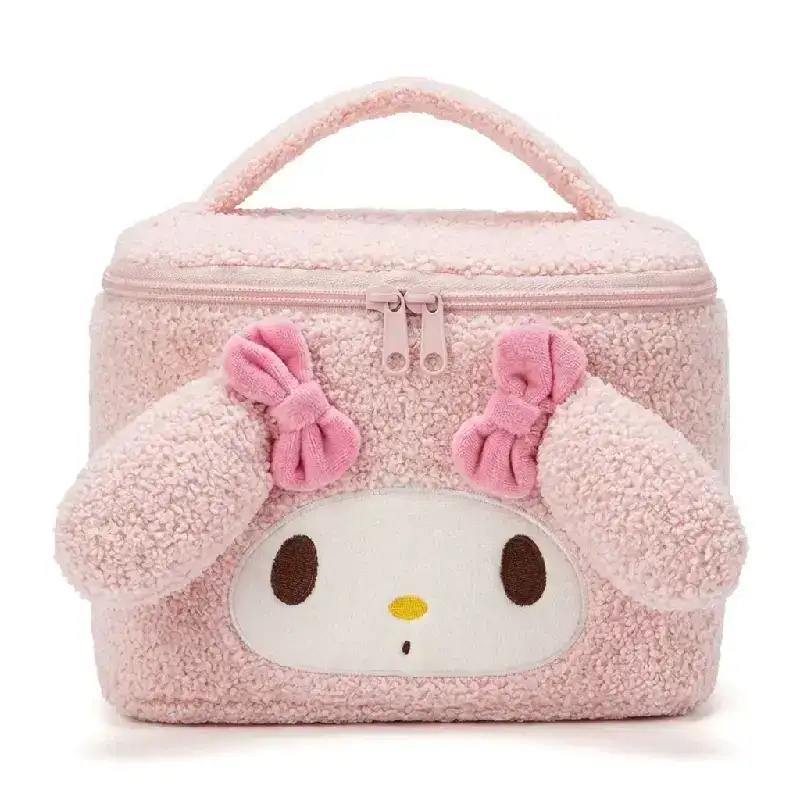 My Melody Plush Cosmetic Bag Cute Makeup Organizer Travel Toiletry Bag