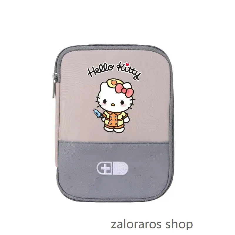 Hello Kitty Kawaii Organizer Bag – Multi-Pocket Travel Cosmetic & First Aid Pouch