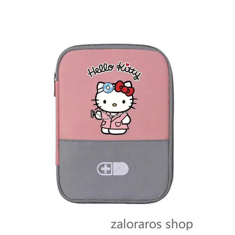 Kawaii Hello Kitty medicine storage bag collection with four colors