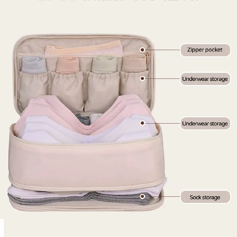 Travel underwear portable storage bag