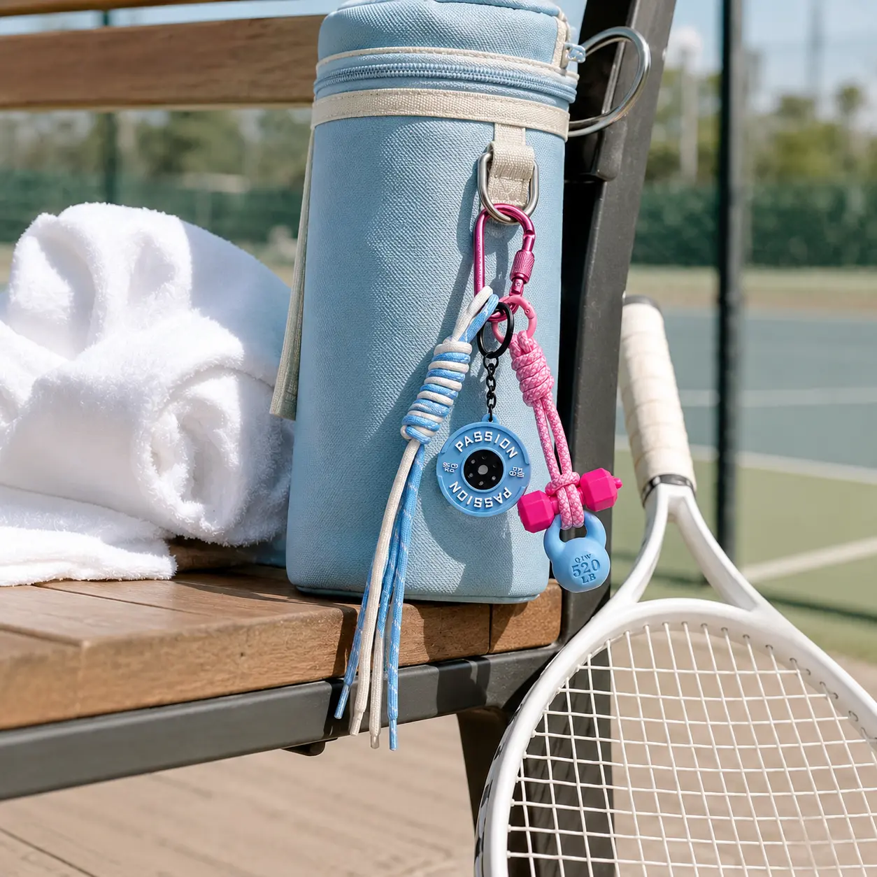 Zaloraros Lift Club Fitness Gym Bag Charm