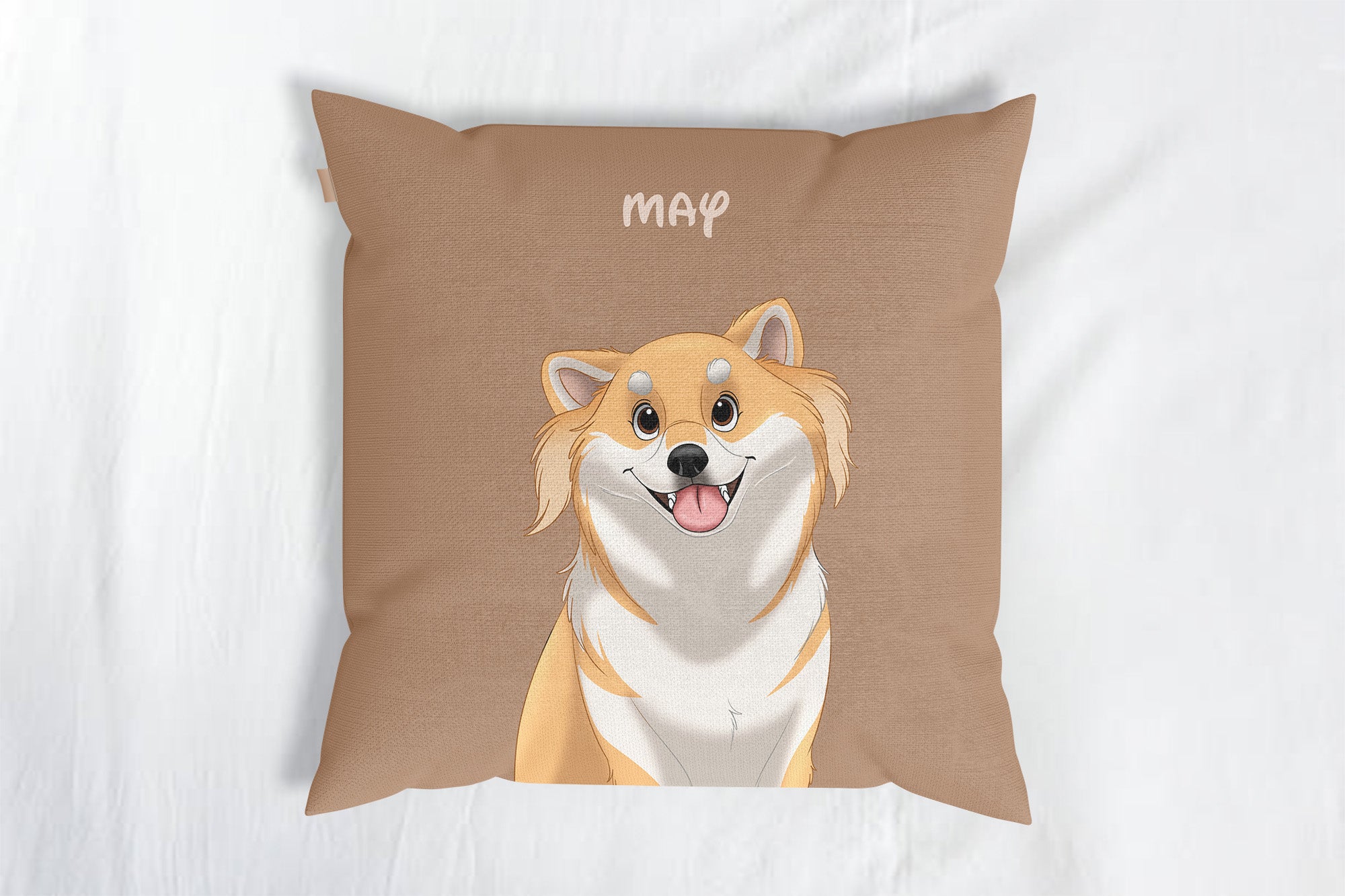 Custom Pet Portrait Throw Pillow