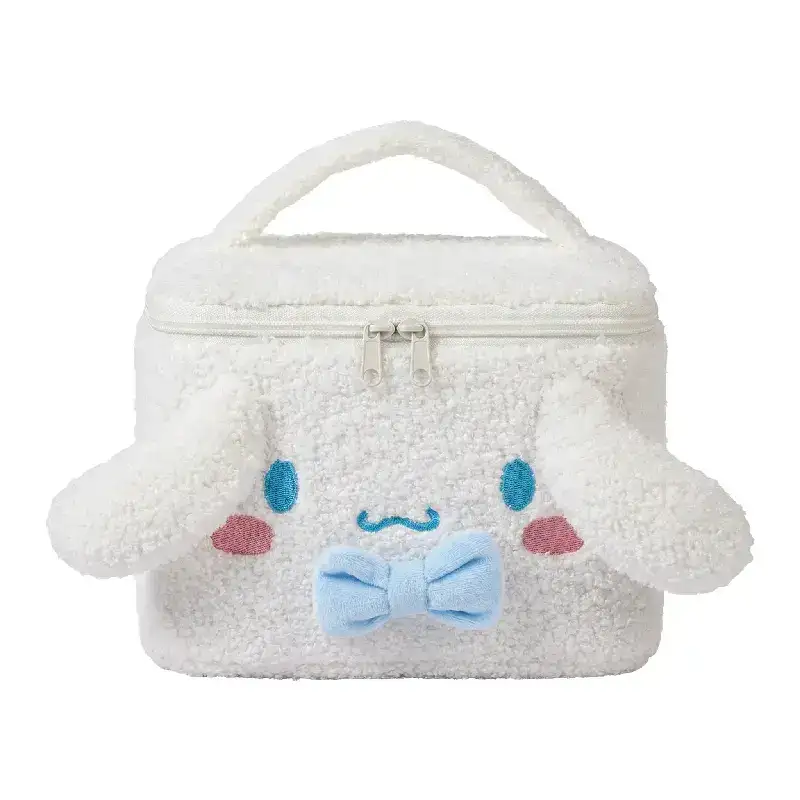 Cinnamoroll Plush Cosmetic Bag Cute Makeup Organizer Travel Toiletry Bag