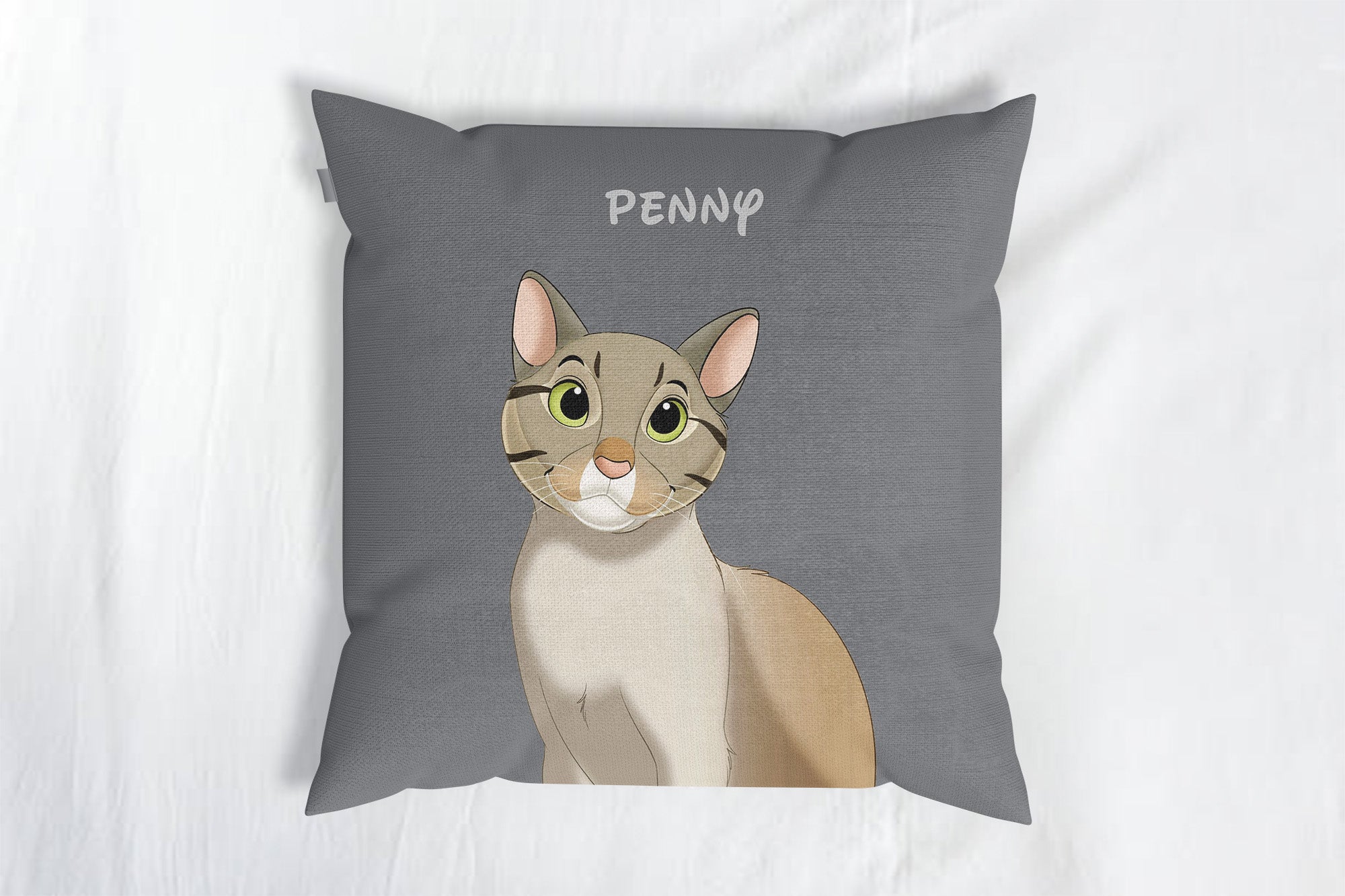 Custom Pet Portrait Throw Pillow