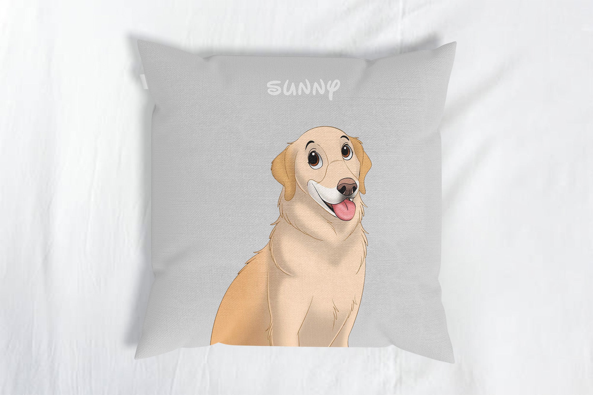 Custom Pet Portrait Throw Pillow