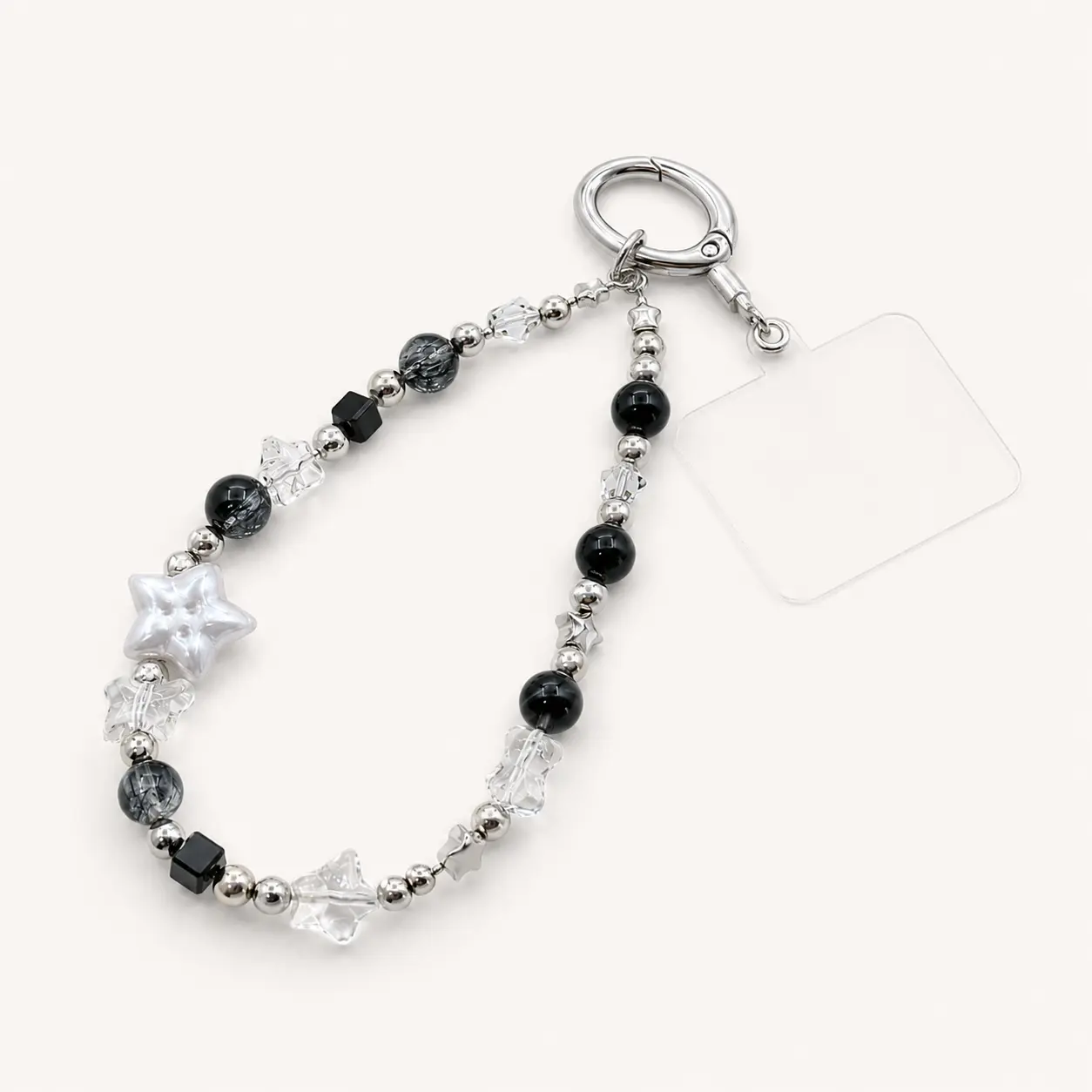 Midnight Star Beaded Phone Wristlet