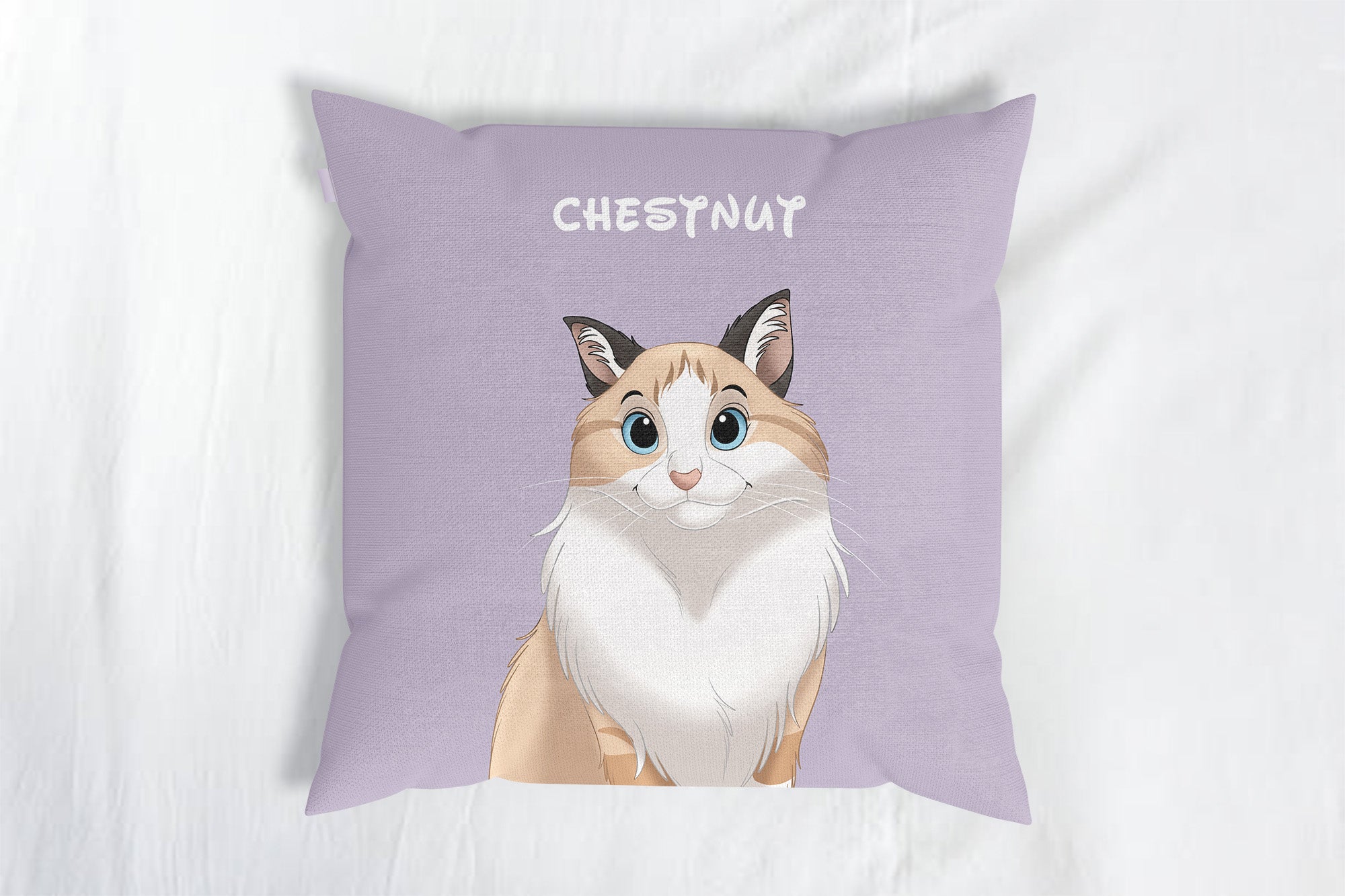 Custom Pet Portrait Throw Pillow