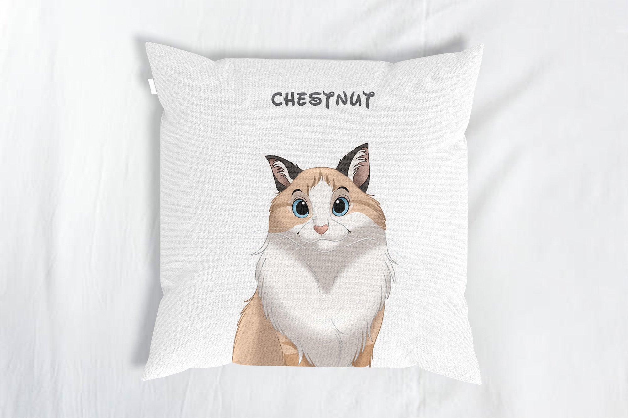 Custom Pet Portrait Throw Pillow