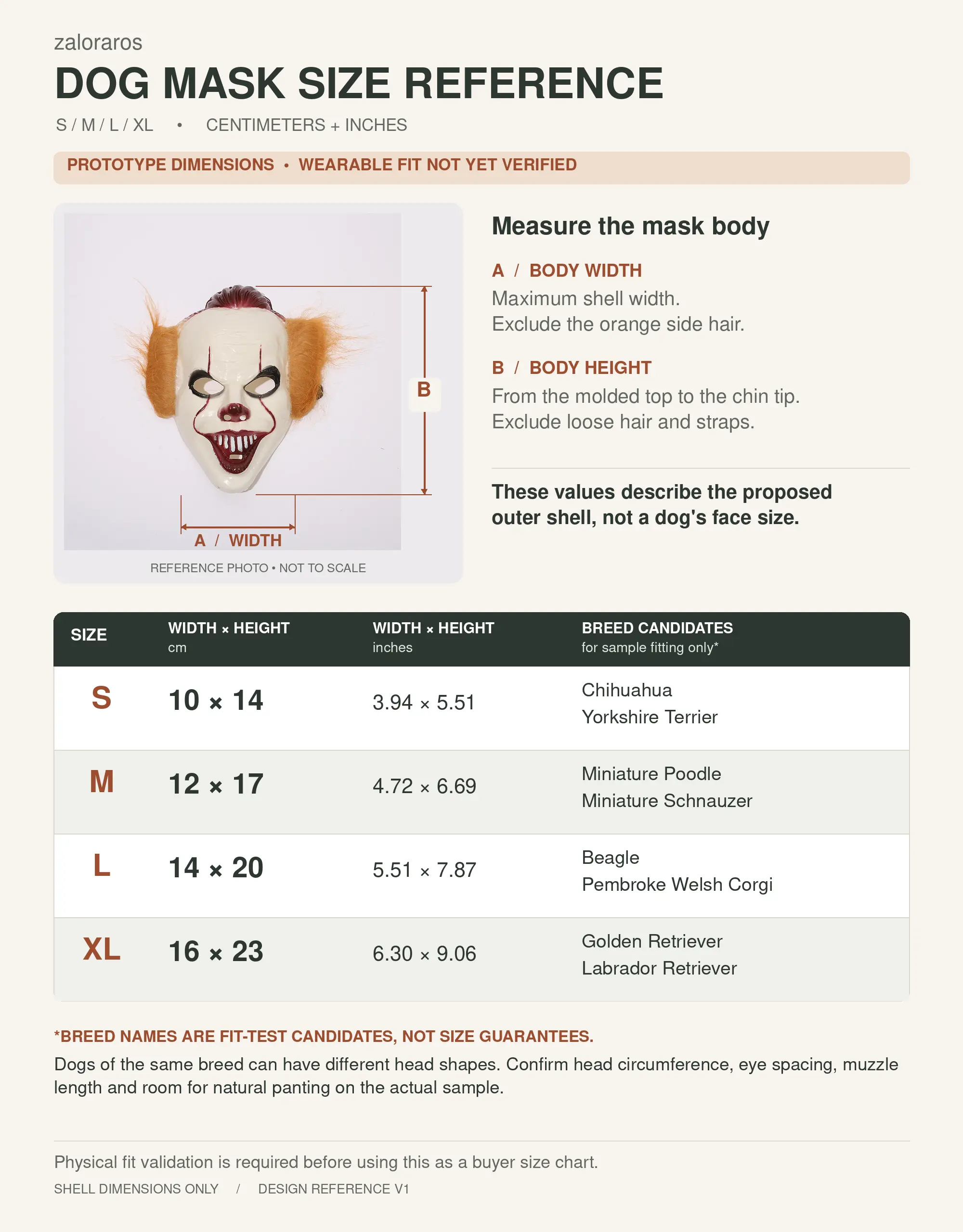 Spooky Halloween Dog Mask