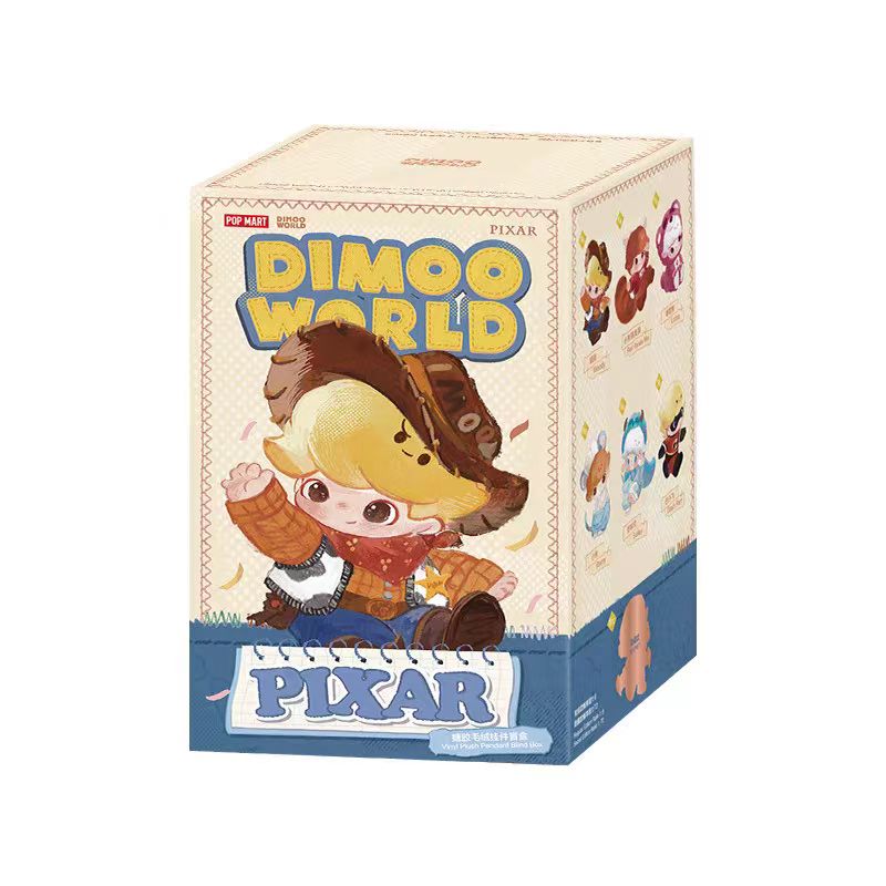 DIMO0 WORLD xPIXAR Series-Vinyl PlushPendant Blind BoX