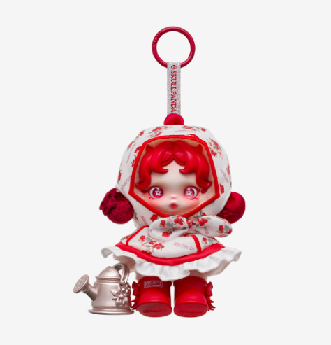 SKULLPANDA Amid Flowers Plush Doll Pendant preorder