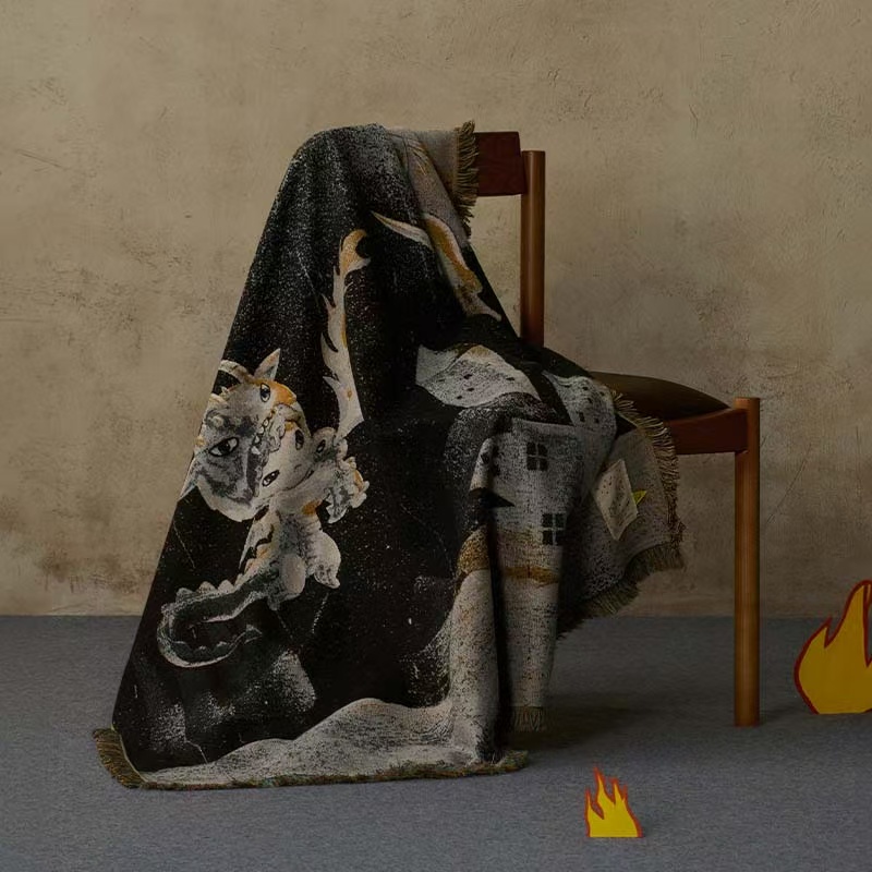 Hirono People in the Mist series Wool blanket-preorder