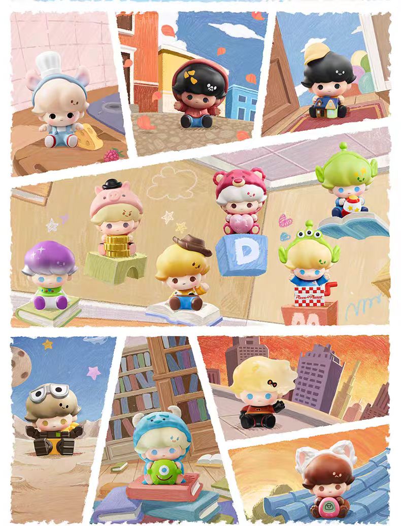 DIMOO WORLD x PIXAR Series-Pop bean Blind Box-preorder