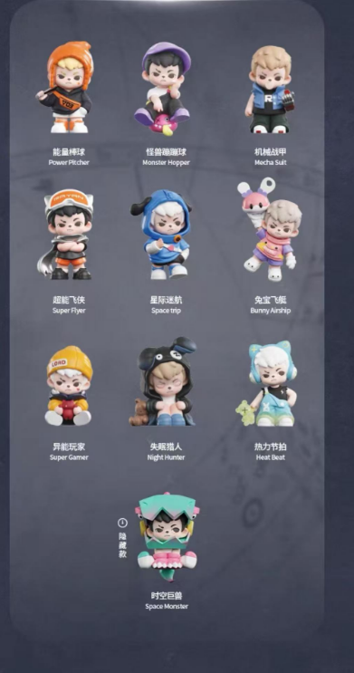 Rayan Time Rift mini series figures
