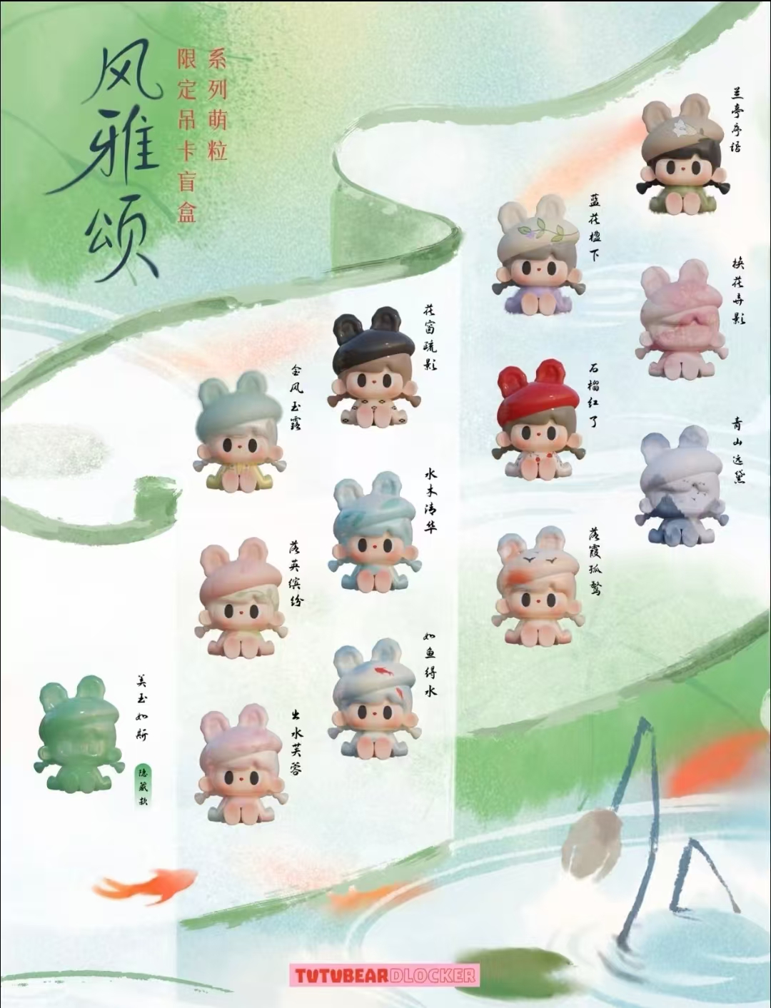 TUTU Bear HOLY MOLY And Fengya Song Series blind box