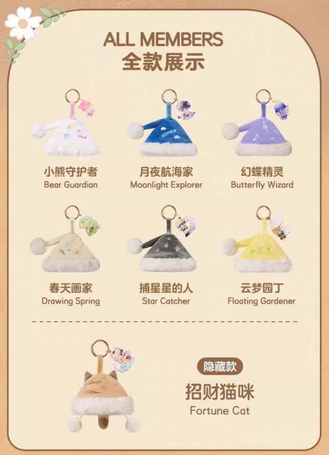Dimoo Weaving Wonders Serious-Pendant Blind Box