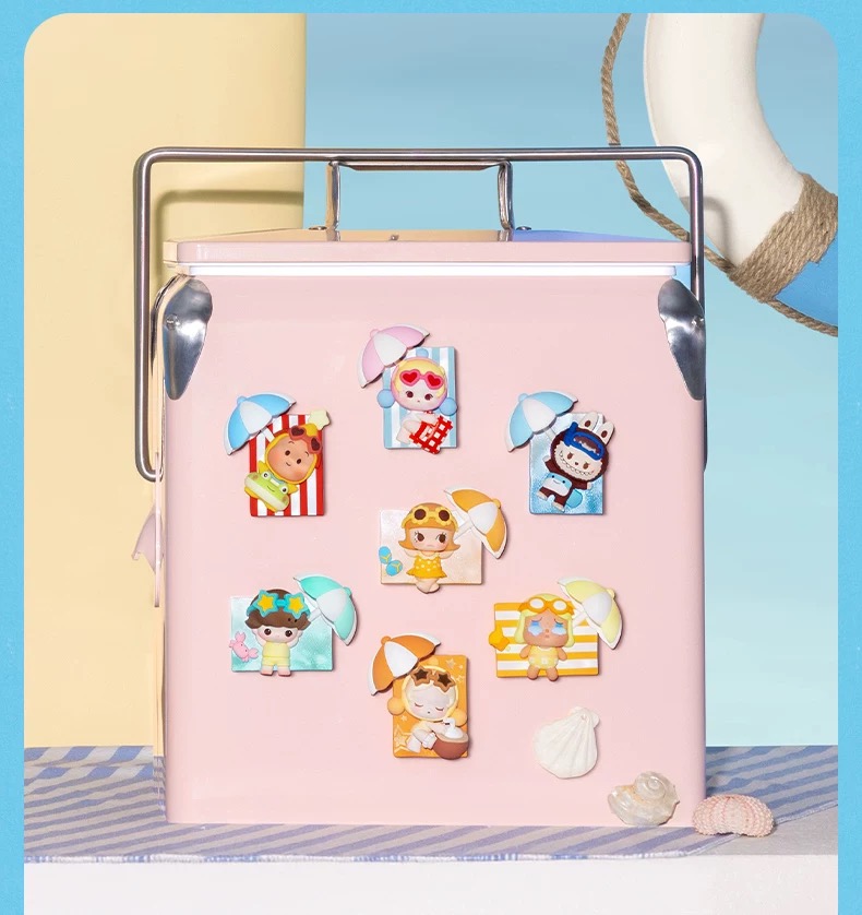 Popbean Island Vacation Series Fridge Magnet-preord